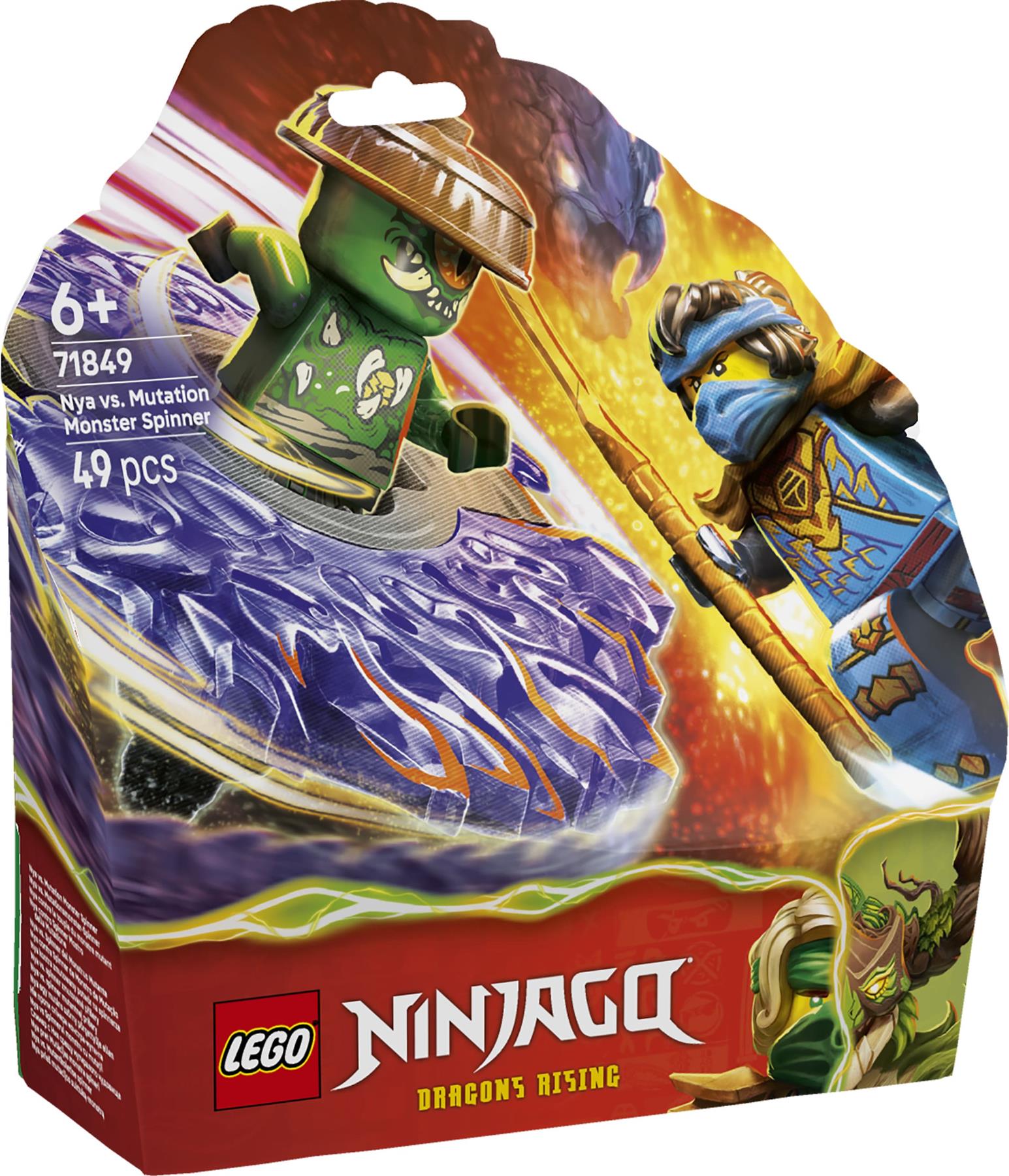 LEGO NINJAGO Nya vs. Mutation Monster Spinner 71849