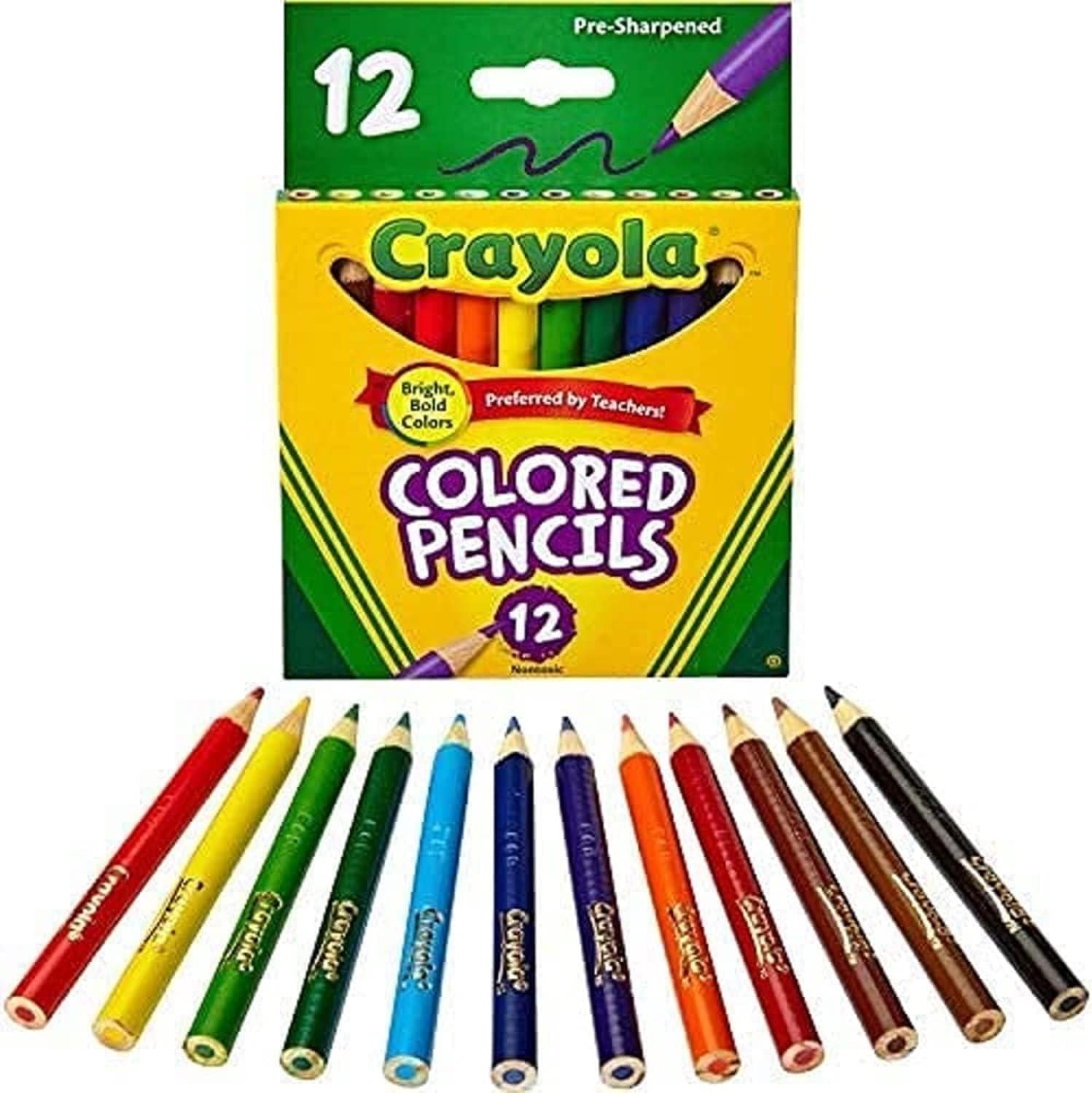 Crayola Half-Length Colouring Pencils