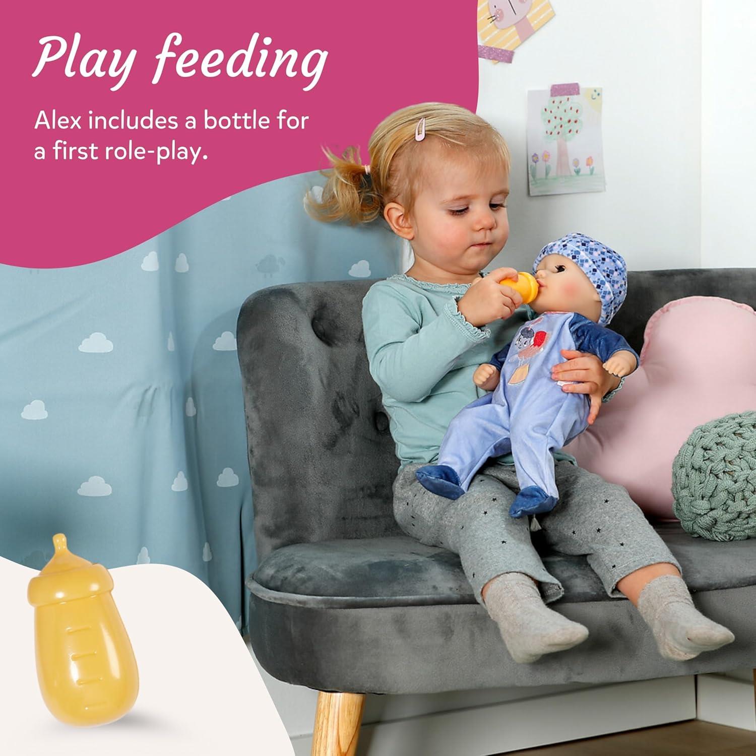 Baby Annabell Soft 36cm Baby Doll with Sleeping Eyes - Alex