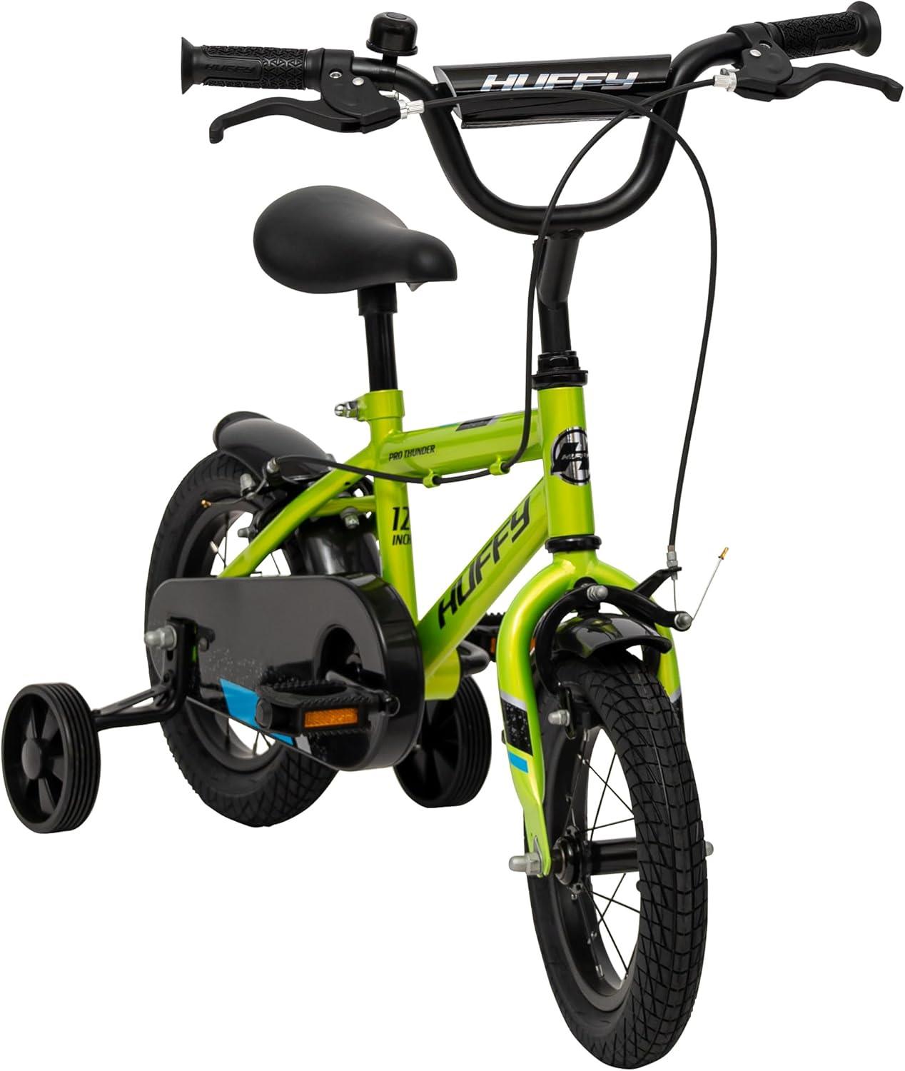 Huffy Pro 12 Inch Thunder Bike - Acid Green