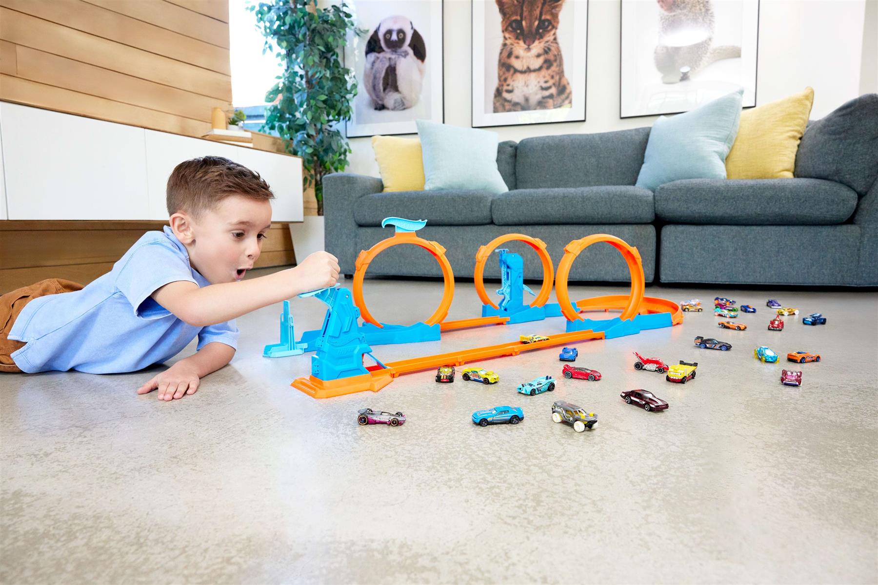 Hot Wheels Track Creator Triple Loop Speed Kit