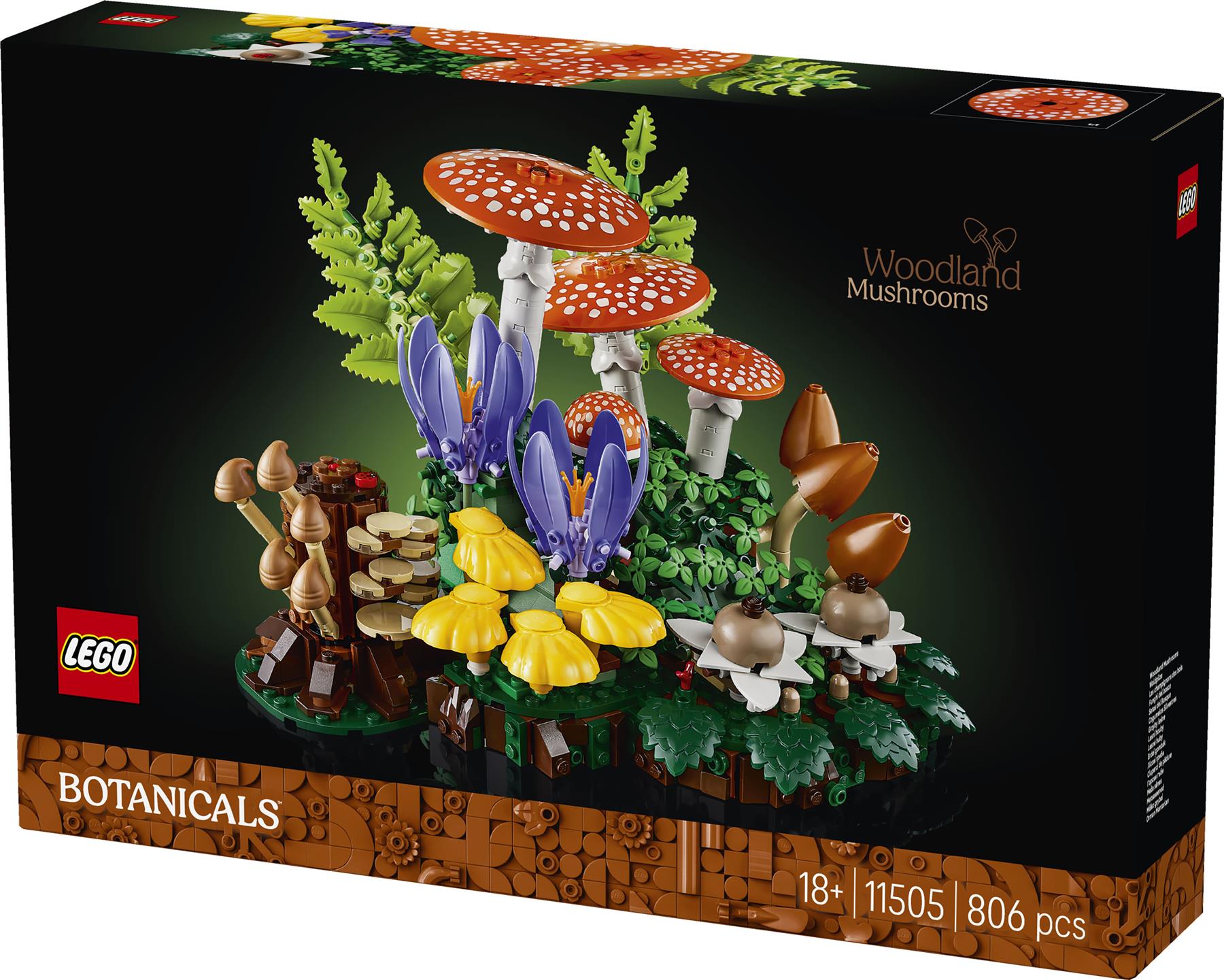 LEGO Botanical Woodland Mushrooms 11505