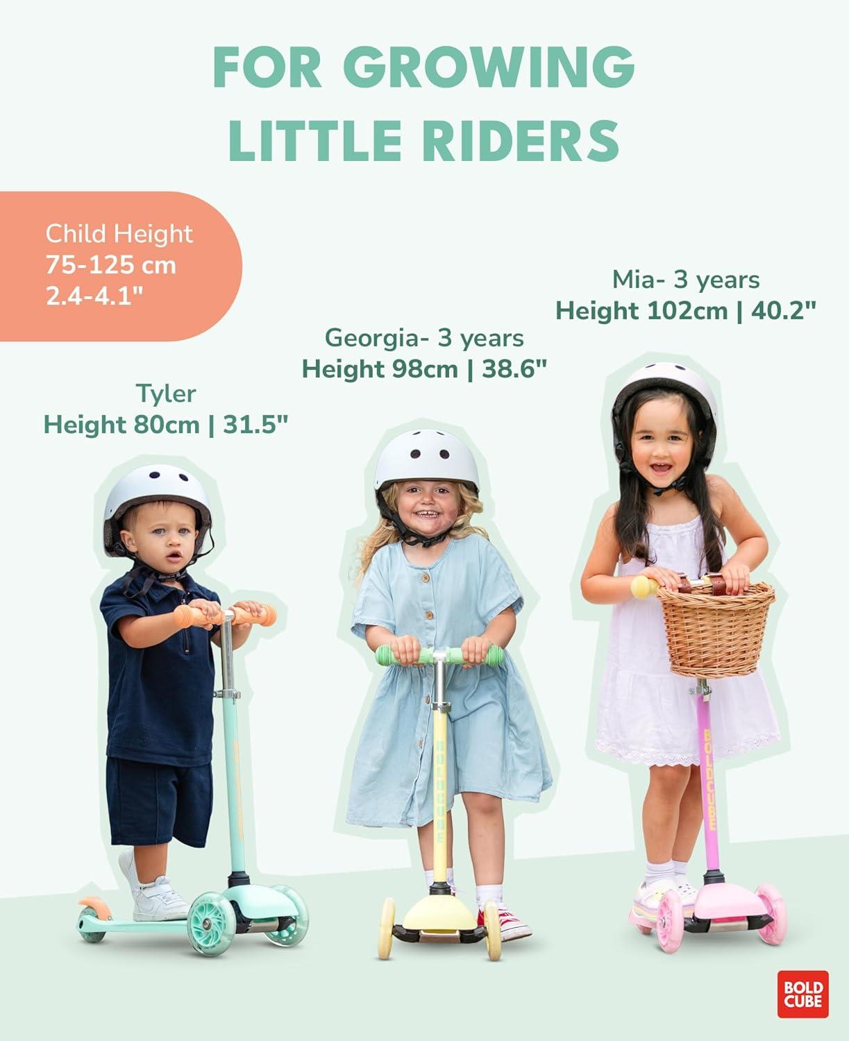 Boldcube Teeny 3 Wheel Scooter - Mint