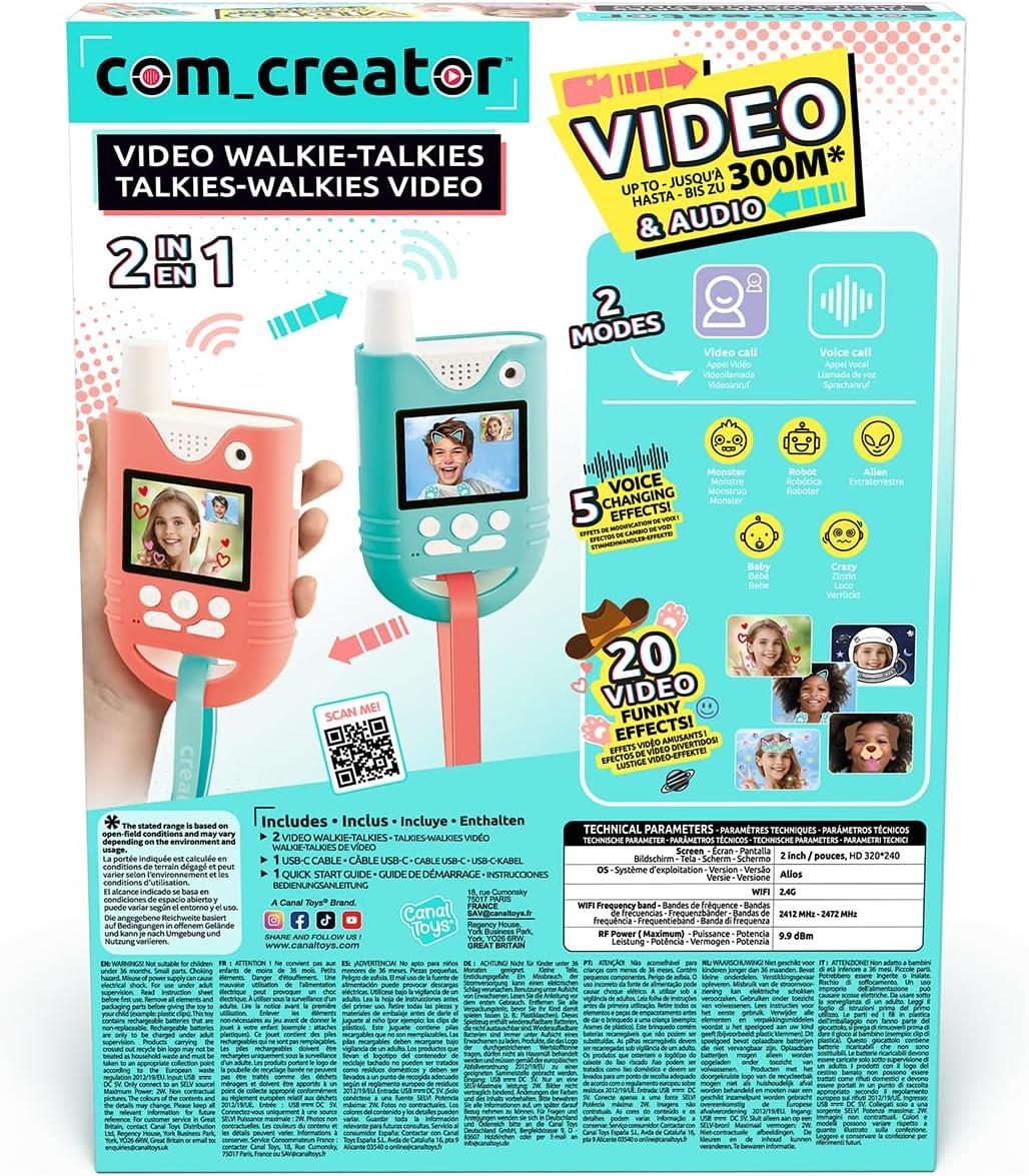 Com Creator Video Walkie Talkies