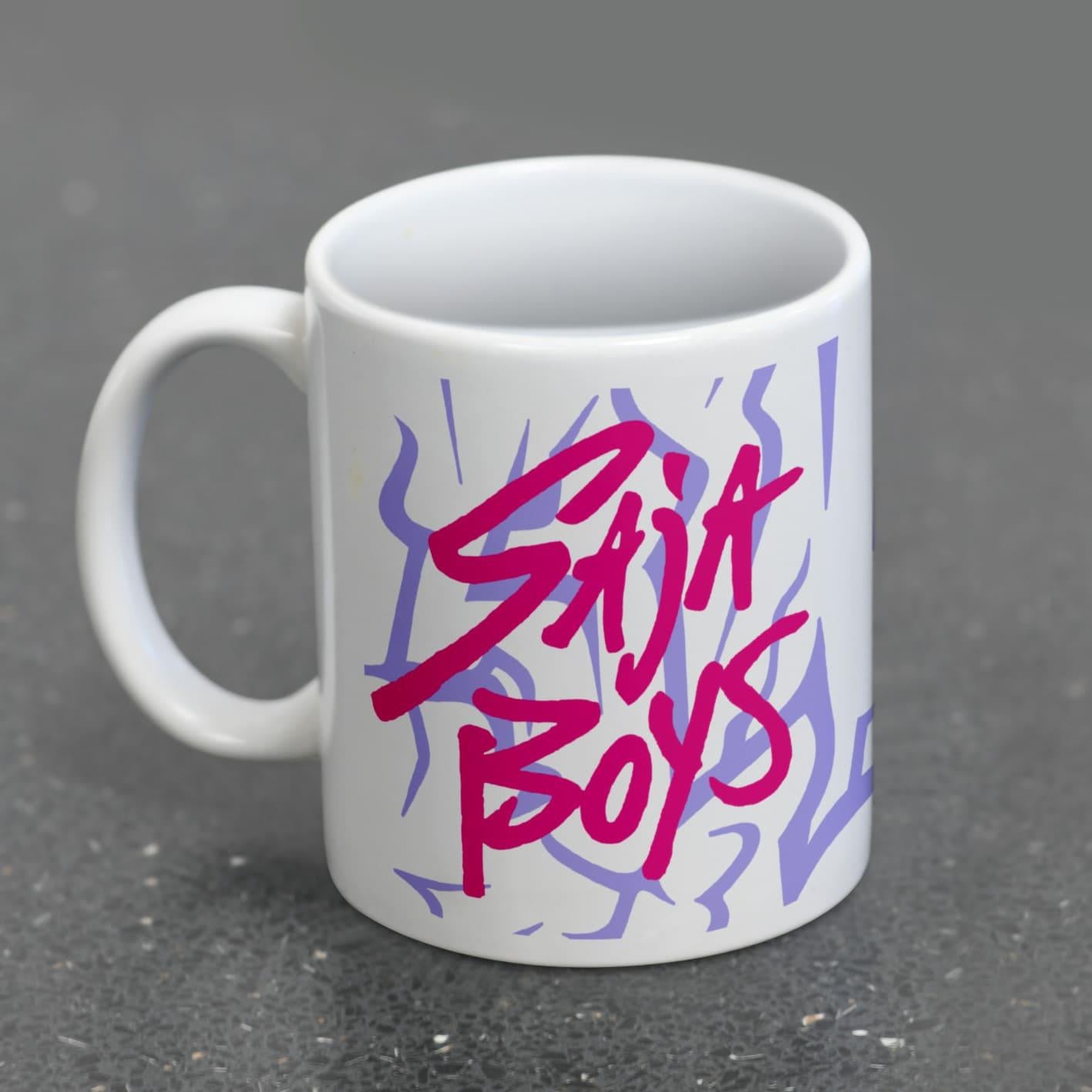 K-POP Demon Hunters SAJA Boys Logo White Pod Mug