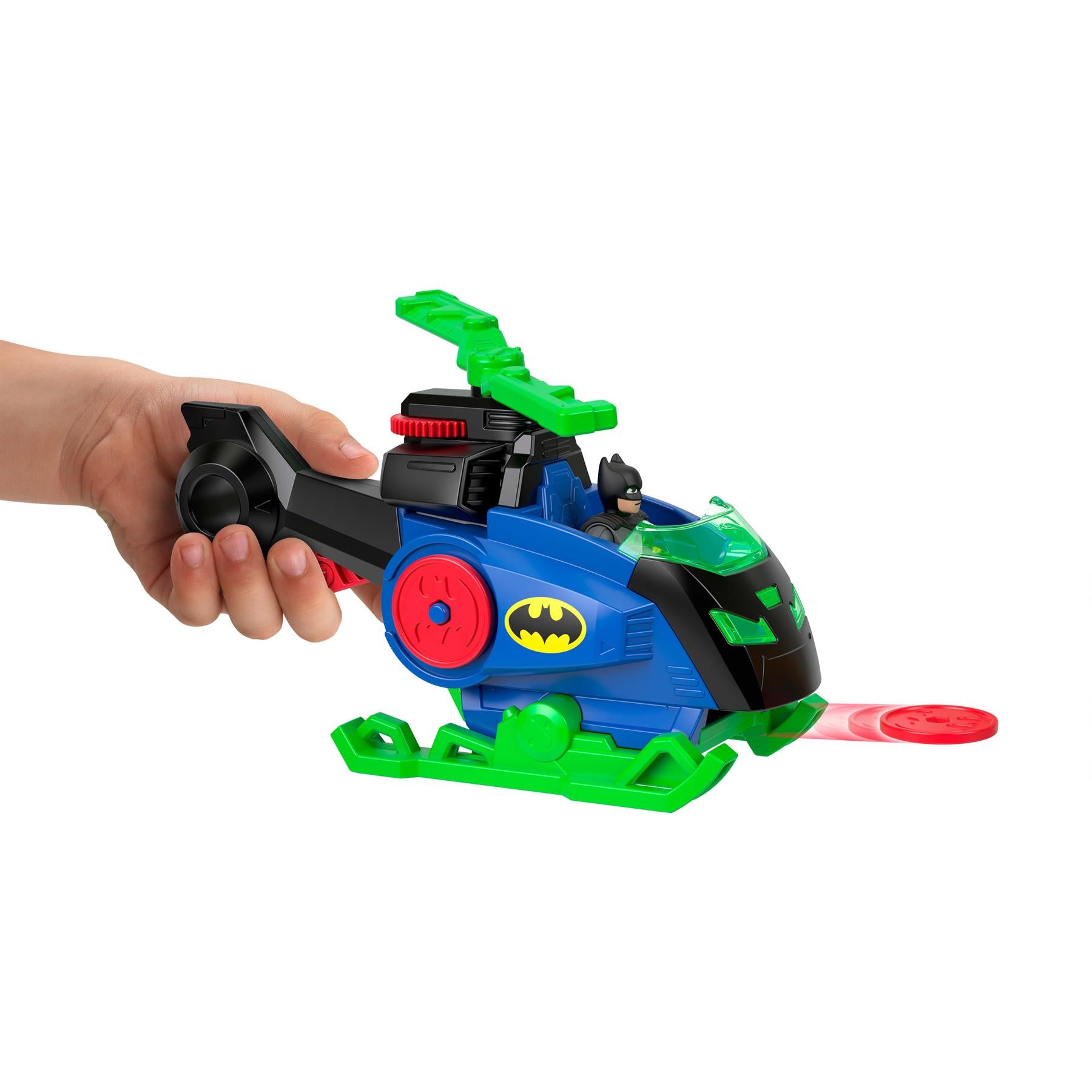 Imaginext DC Superheroes Batcopter vs Man-Bat Playset