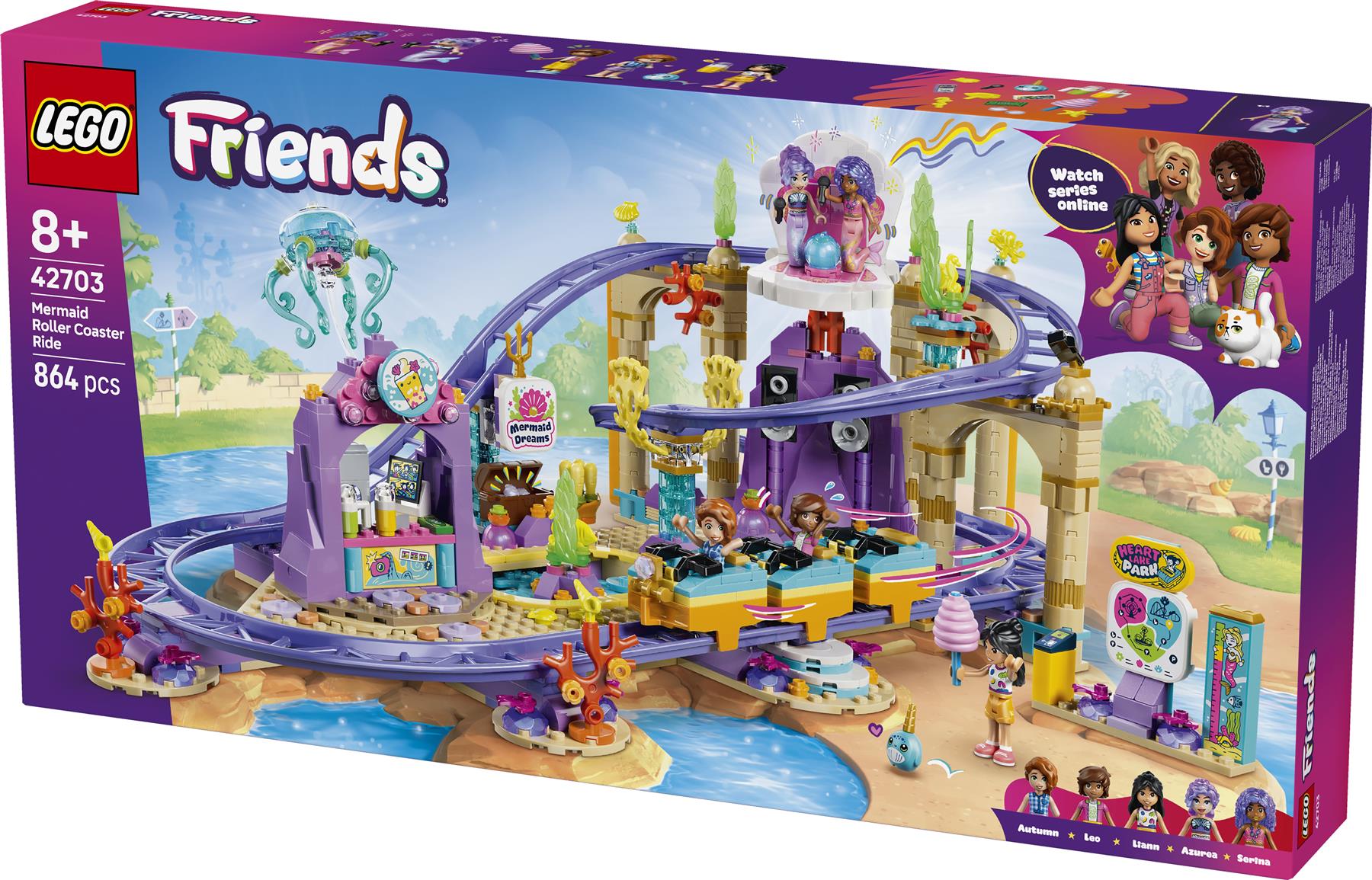 LEGO Friends Mermaid Roller Coaster Ride 42703