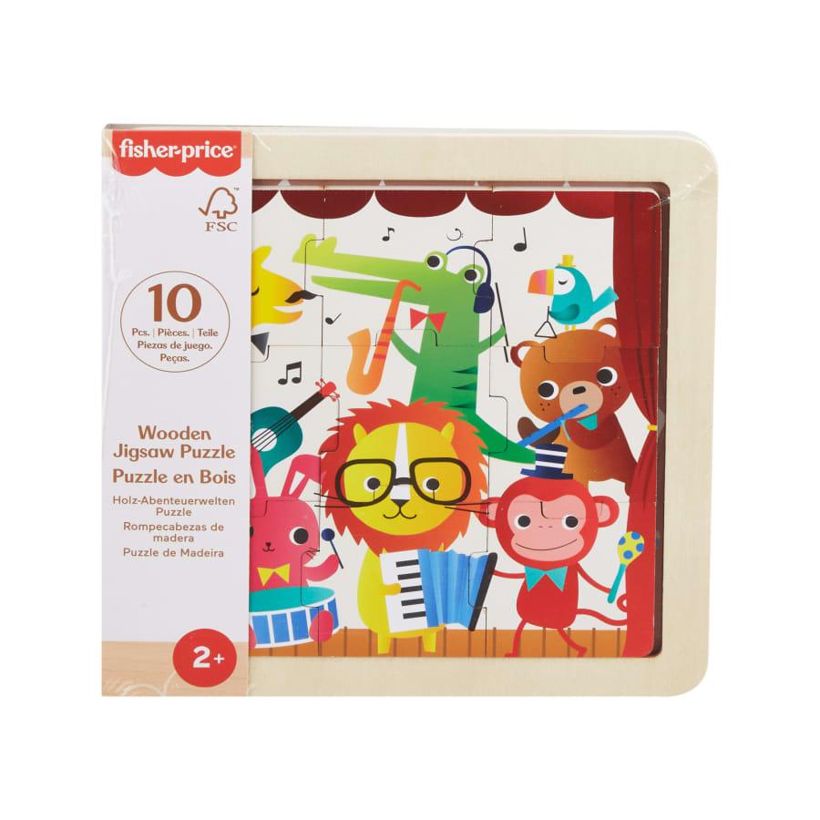 Fisher-Price Wooden Musical Jigsaw Puzzle Assortment