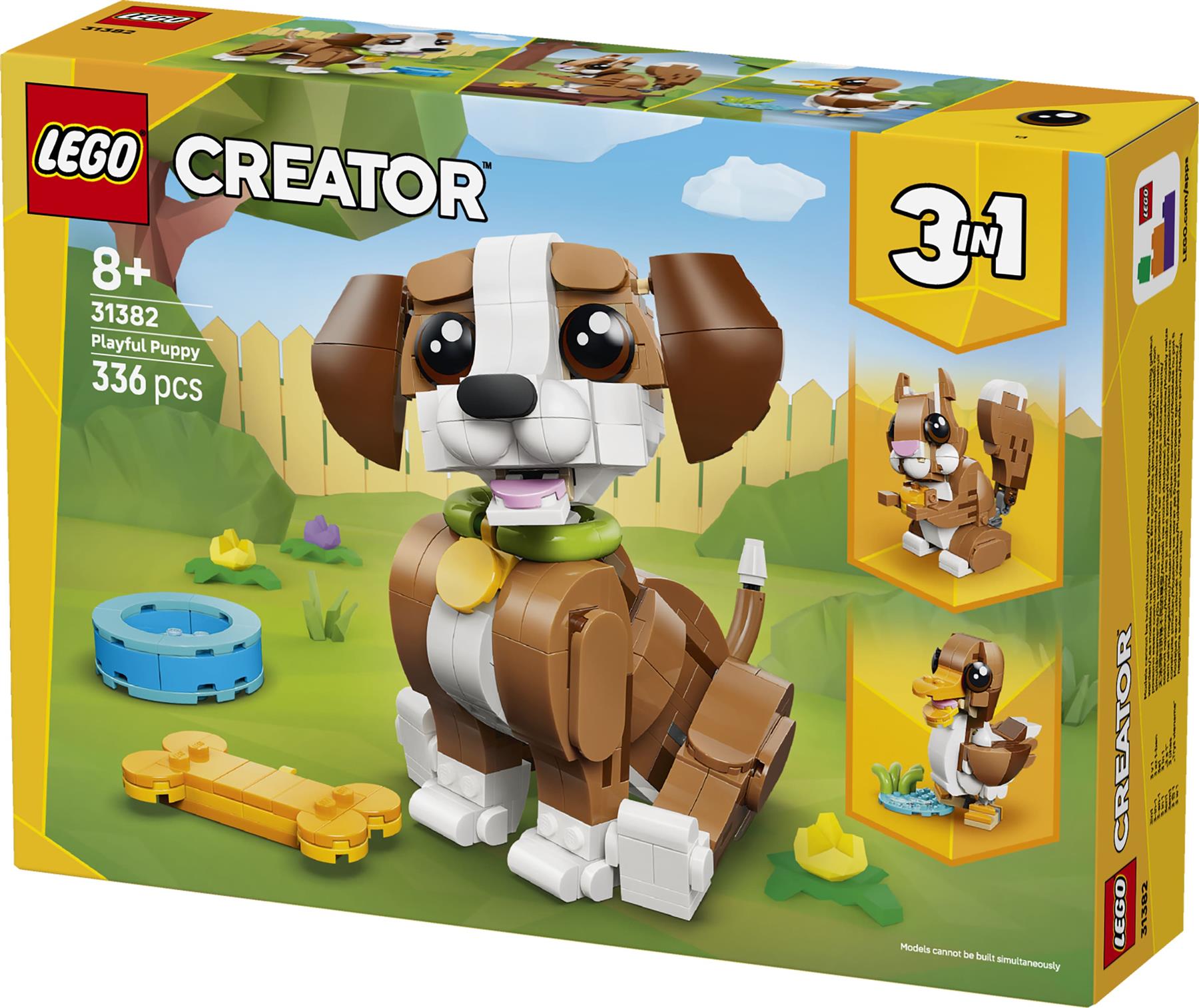 LEGO Creator 3in1 Cute Animals: Playful Puppy Dog 31382