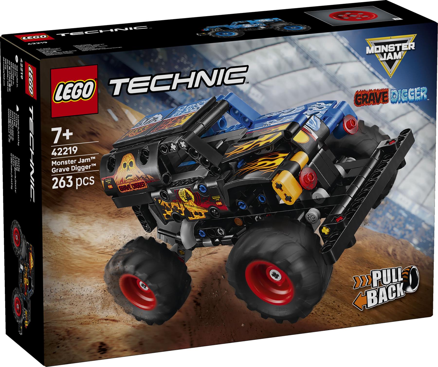 LEGO Monster Jam Grave Digger Fire & Ice 42219