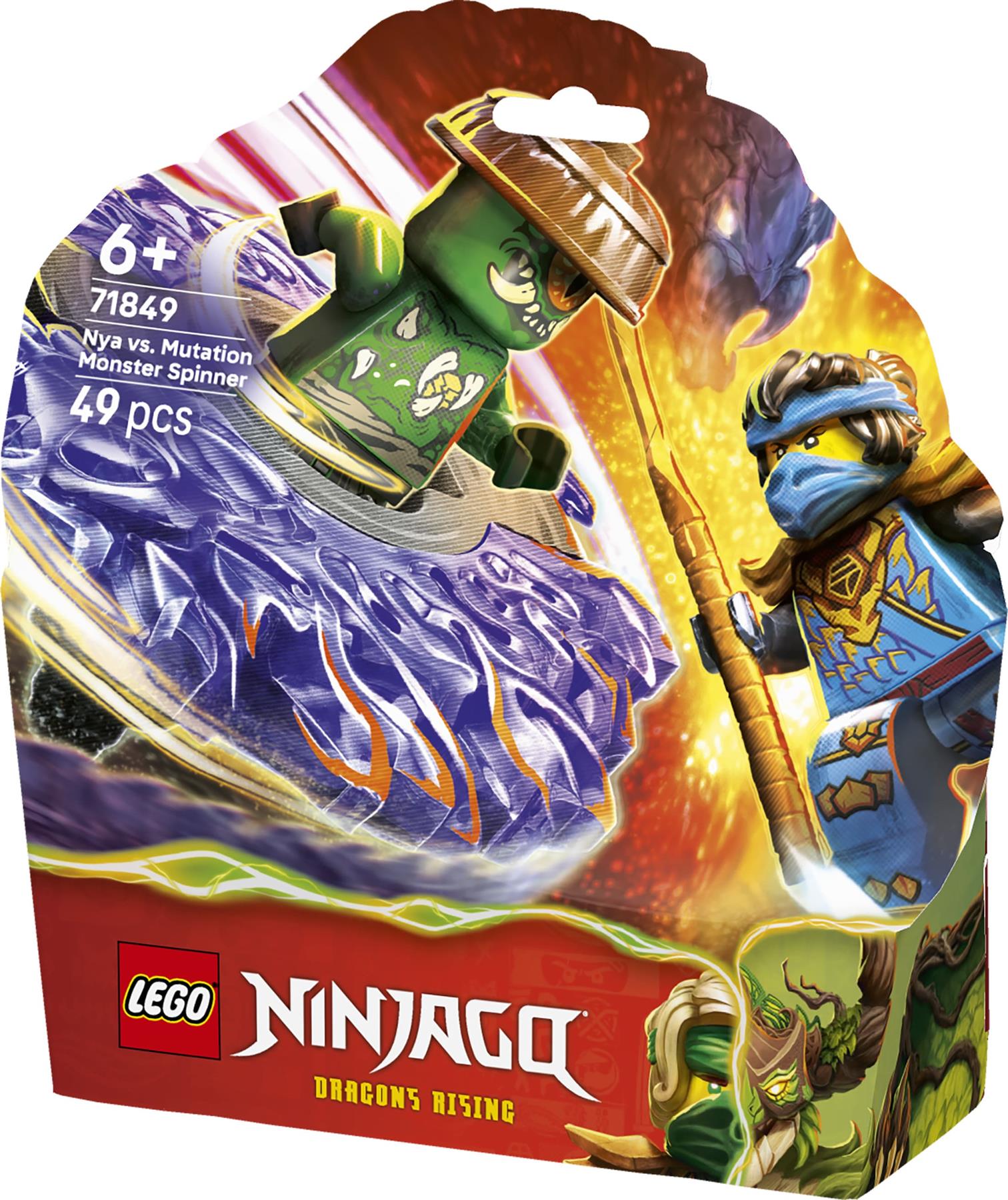 LEGO NINJAGO Nya vs. Mutation Monster Spinner 71849