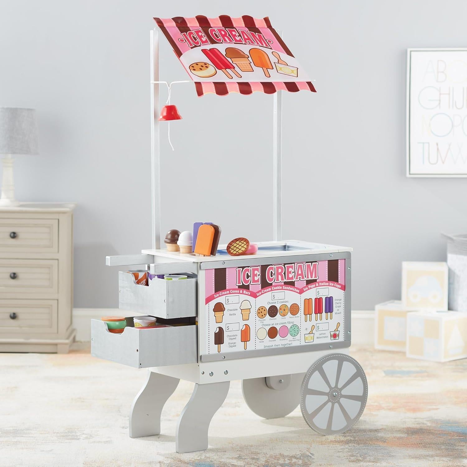Melissa and Doug Snacks & Food Cart