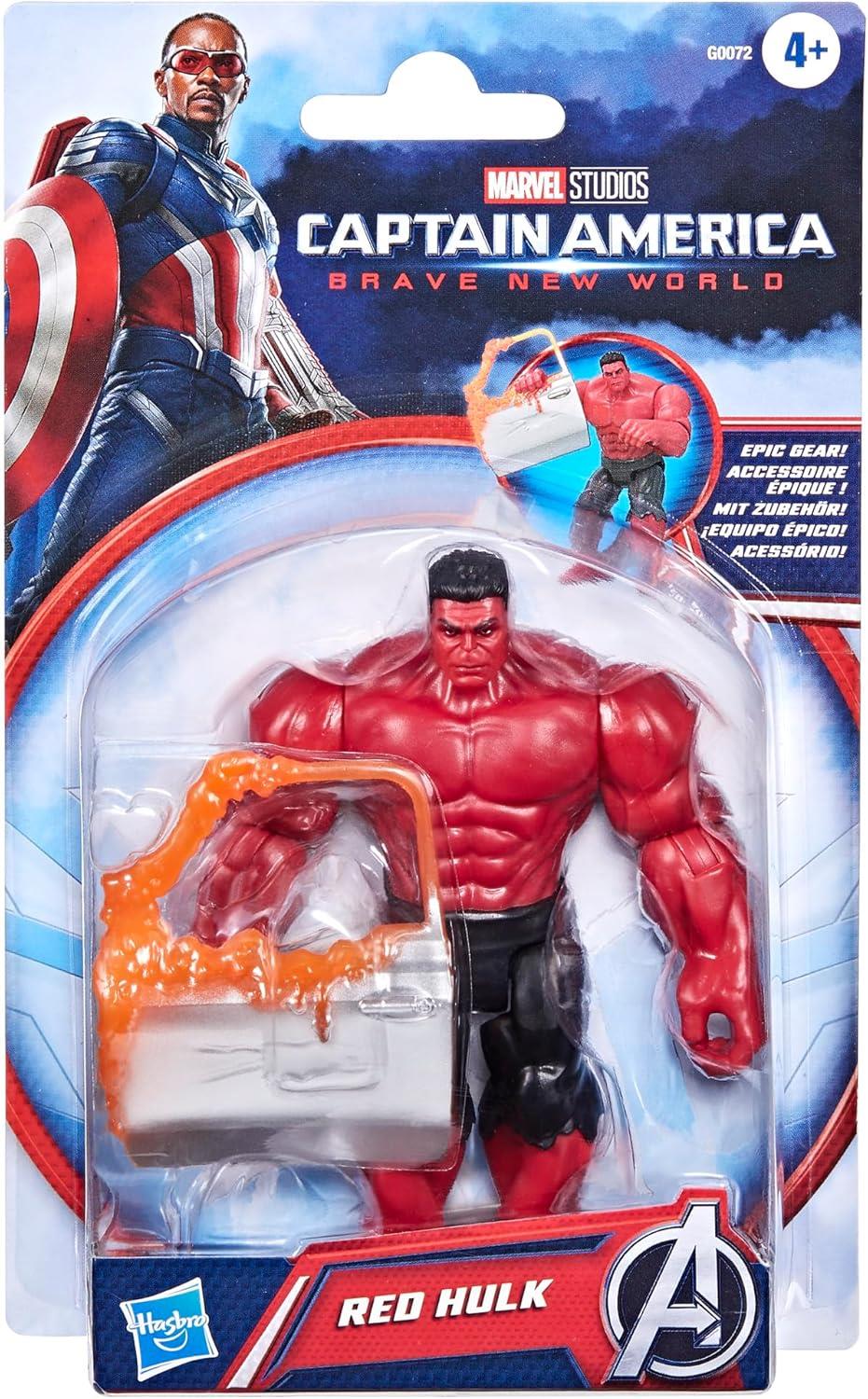 Marvel Avengers Epic Hero Series 4 Inch Action Figure - Red Hulk