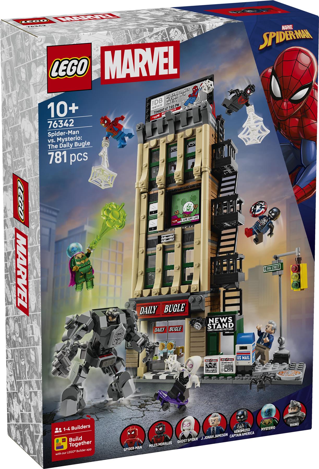LEGO Marvel Super Heroes Spider-Man vs. Mysterio: The Daily Bugle 76342