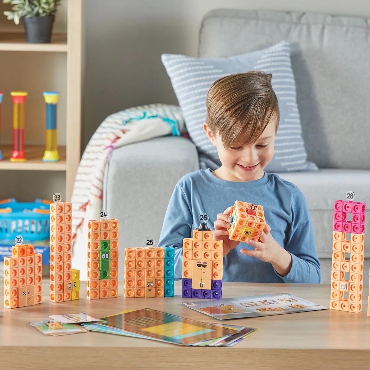 Learning Resources Numberblocks MathLink Cubes 21-30 Activity Set