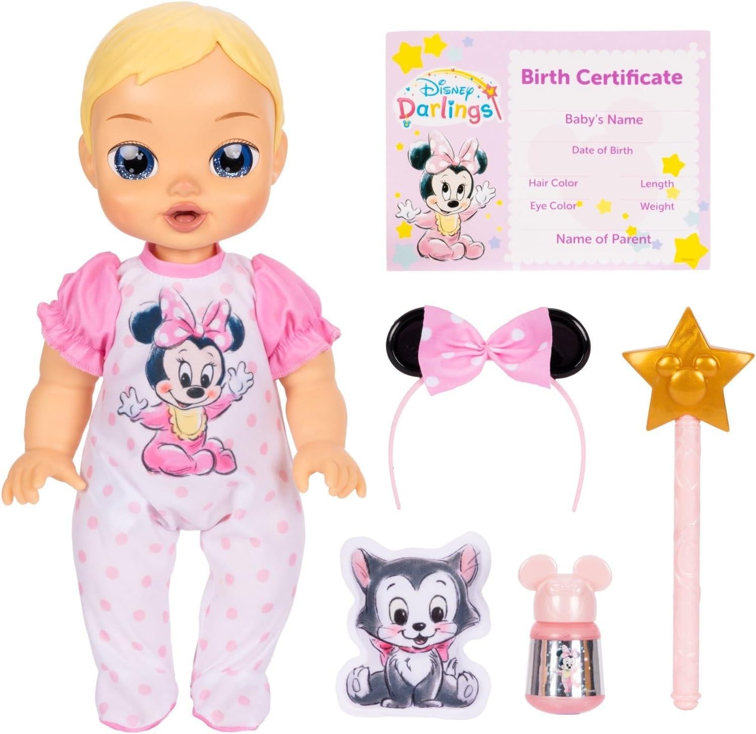 Disney Darlings Minnie Mouse 33cm Deluxe Interactive Doll