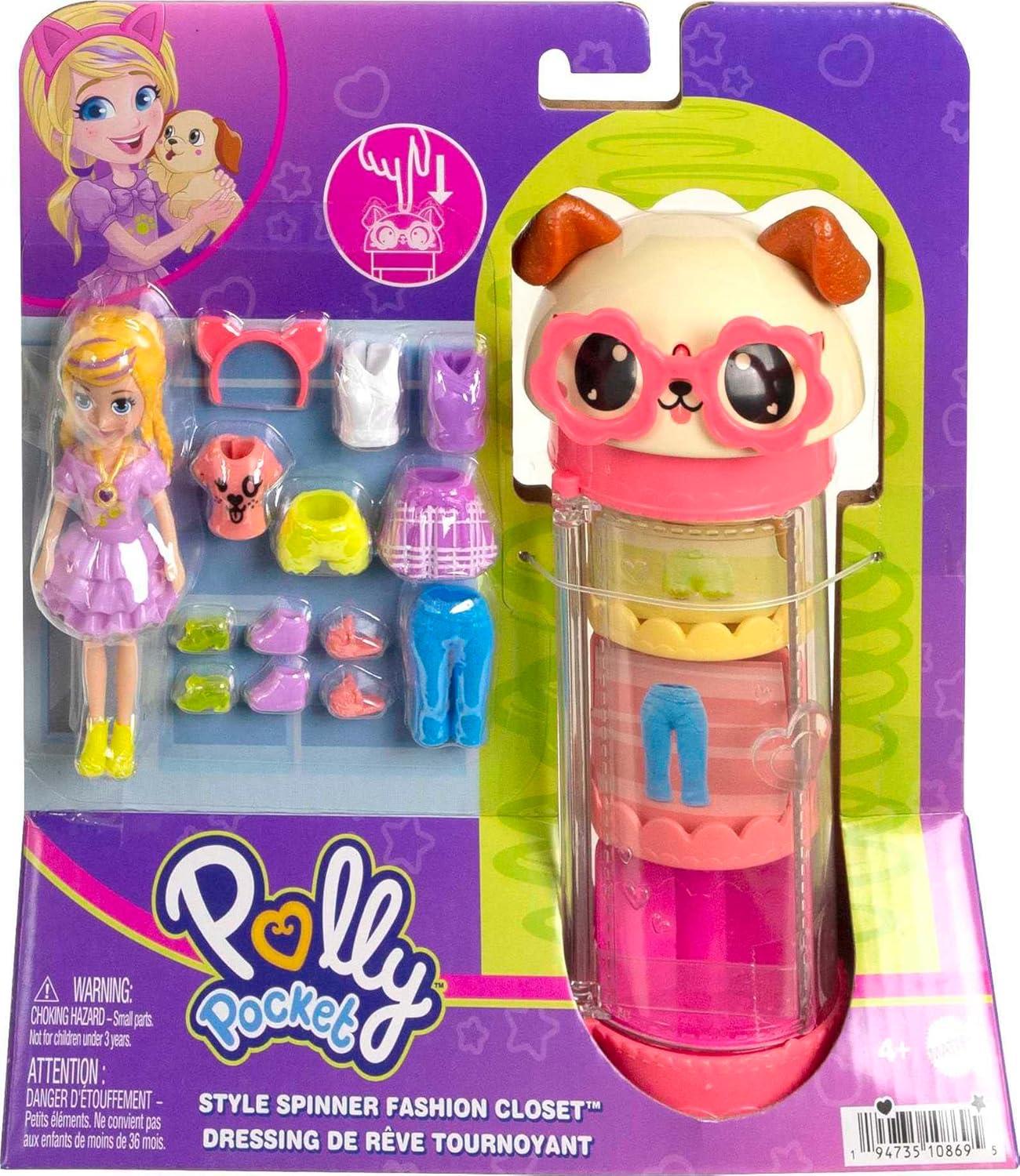 Polly Pocket Style Spinner Fashion Closet Assortment