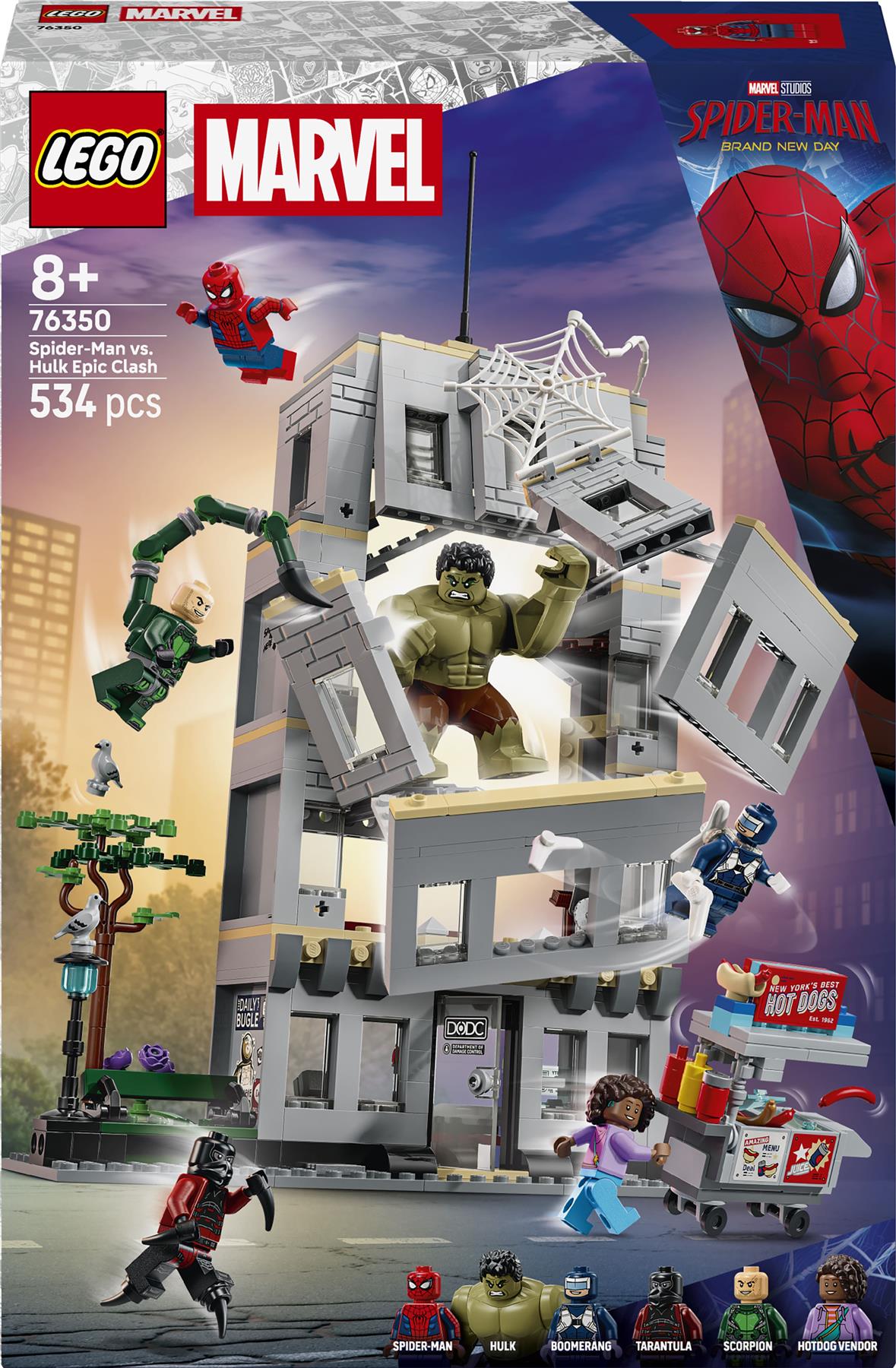 LEGO Marvel Spider-Man vs. Hulk Epic Clash 76350
