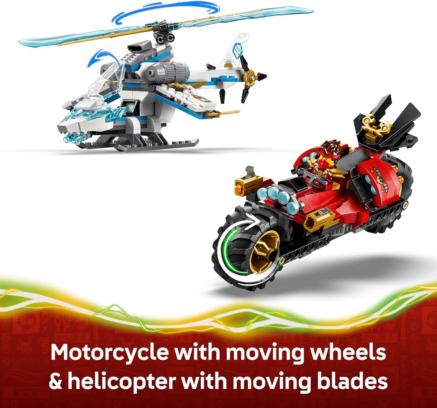 LEGO Ninjago Dragons Rising Ninja Vehicle Tree House Battle 71857