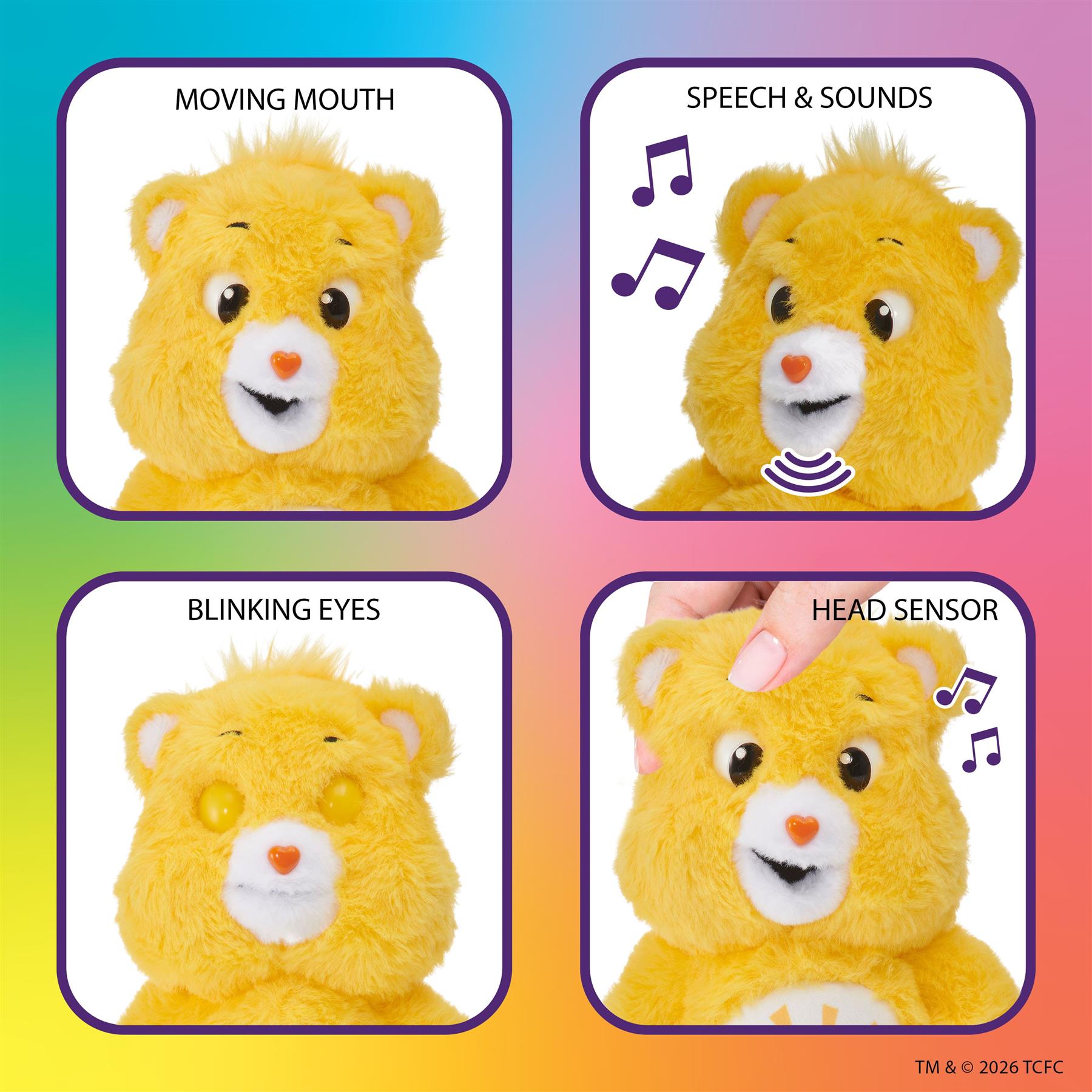 Care Bear Funshine Palm Puppetronic Plush