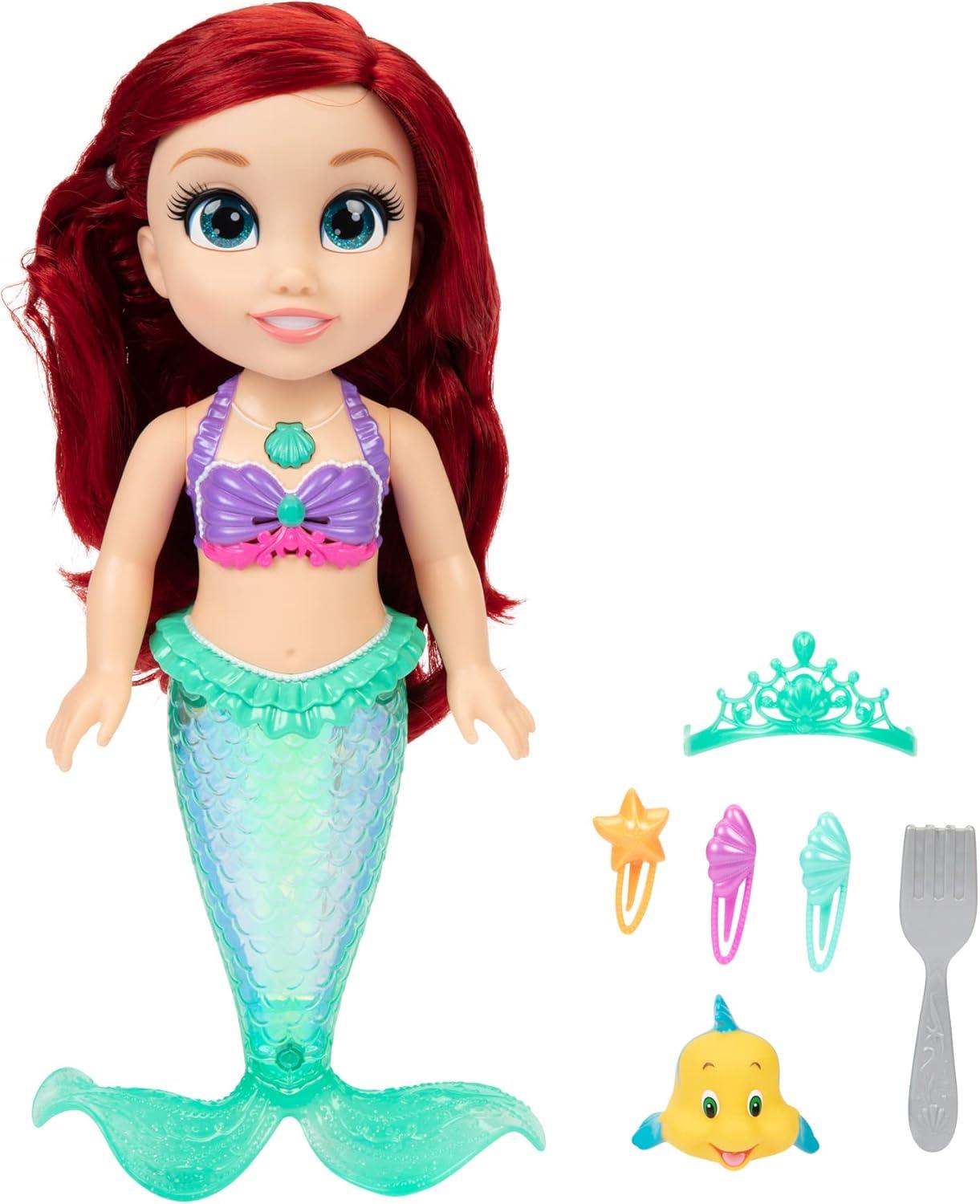 My Little Mermaid My Singing Friend Ariel Doll & Flounder Singing