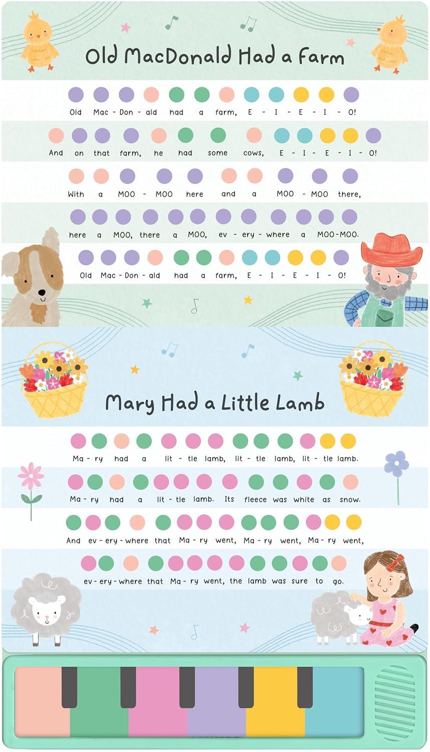 My First Piano Nursery Rhyme Hard Cover Book