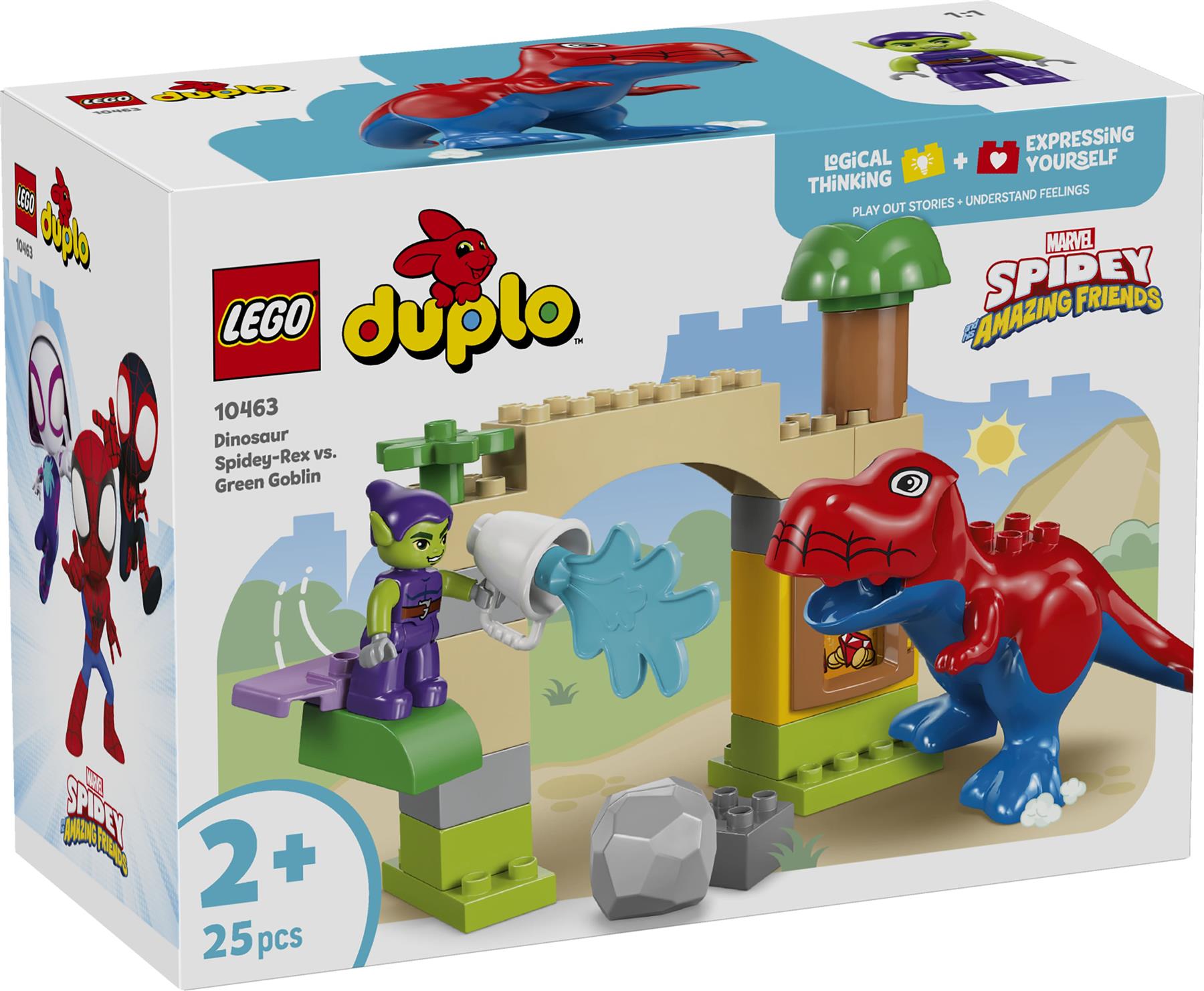 LEGO DUPLO Marvel Dinosaur Spidey-Rex vs. Green Goblin 10463
