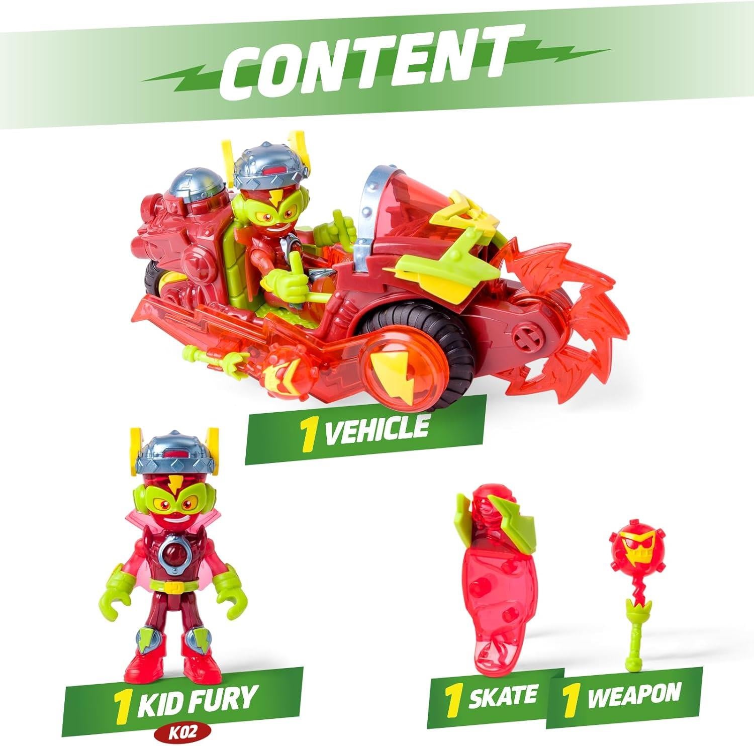 Superthings Kazoom Power Kid Fury Combat Vehicle