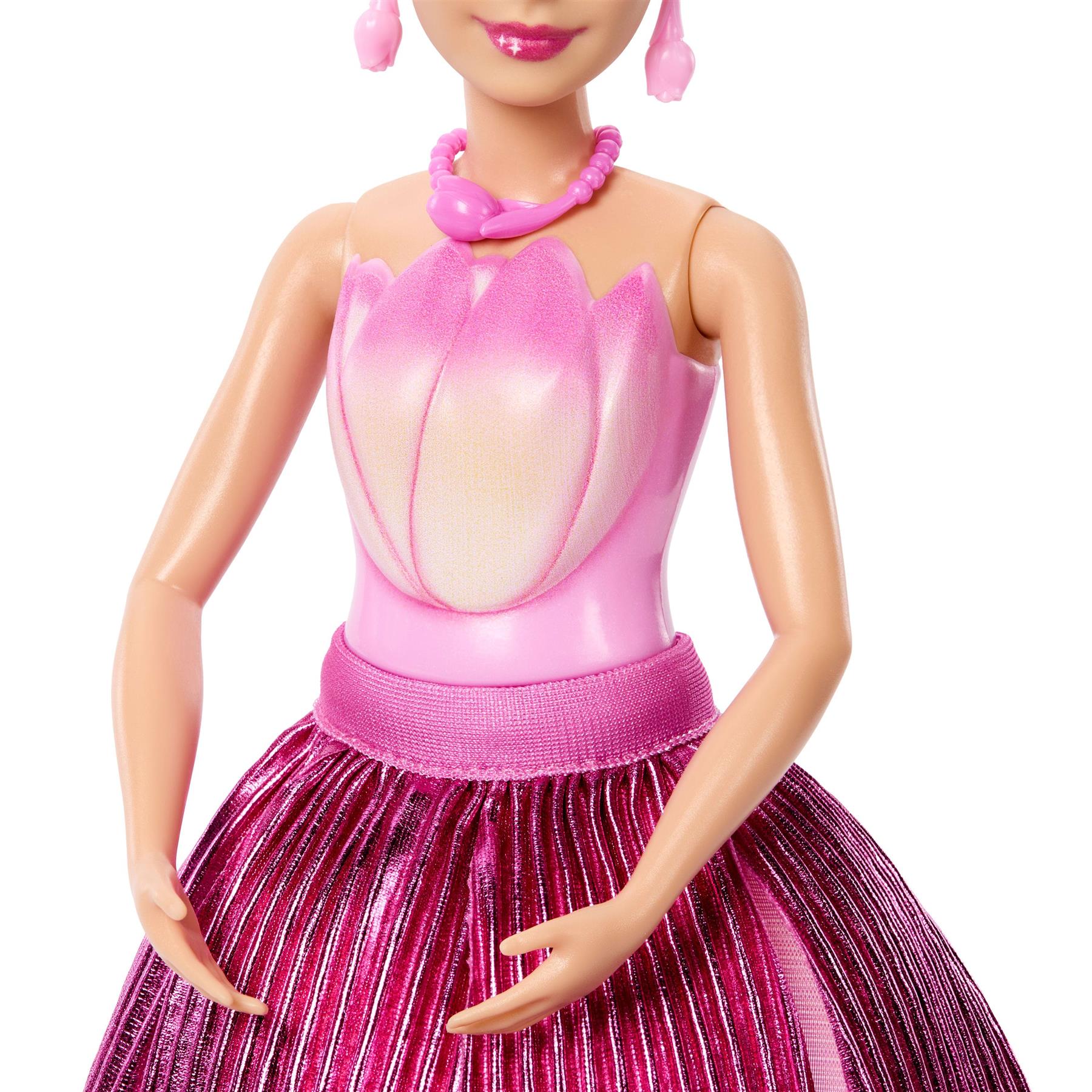 Barbie Petal Pop Scented Fashion Doll - Pink Tullip