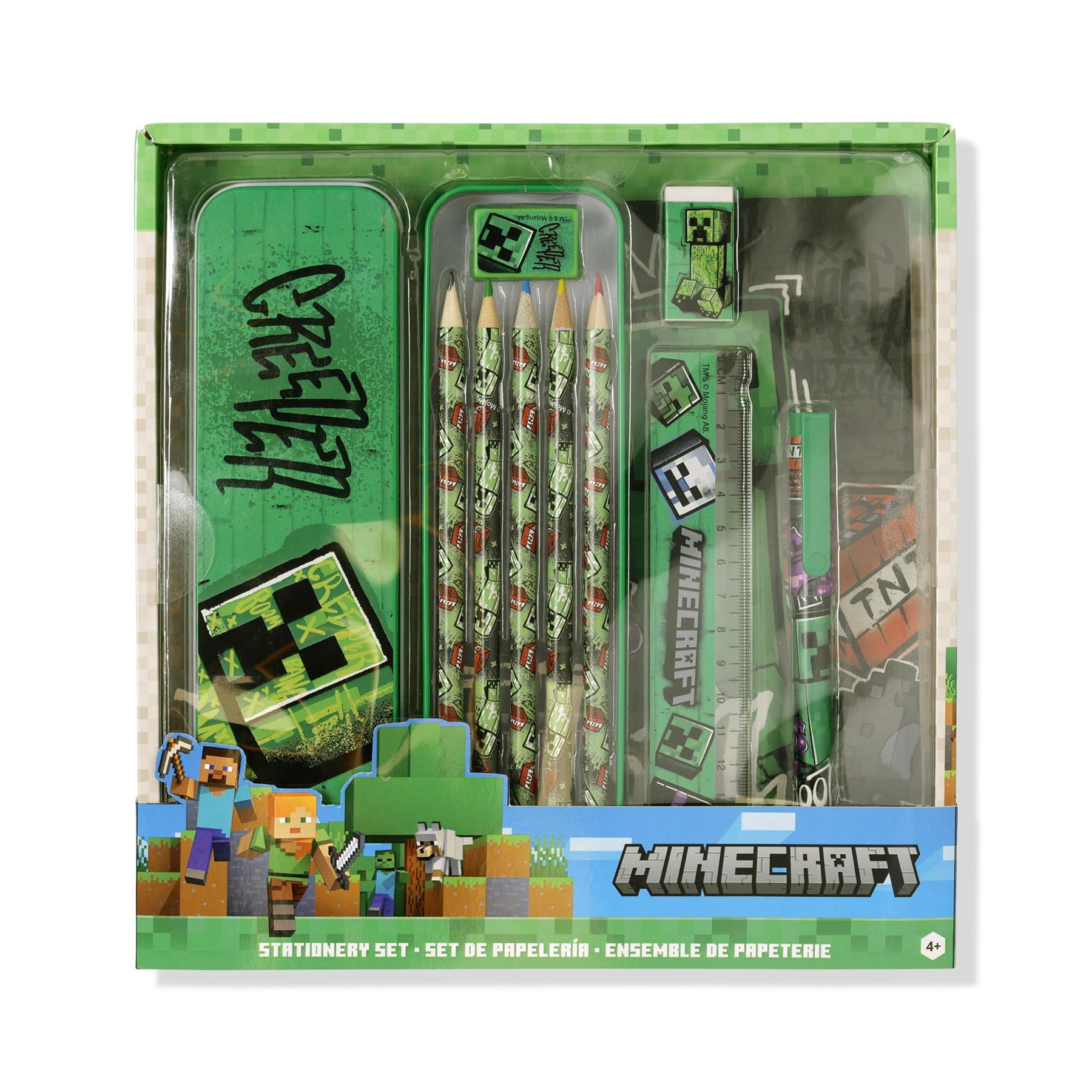 Minecraft 11 Piece Stationery Set