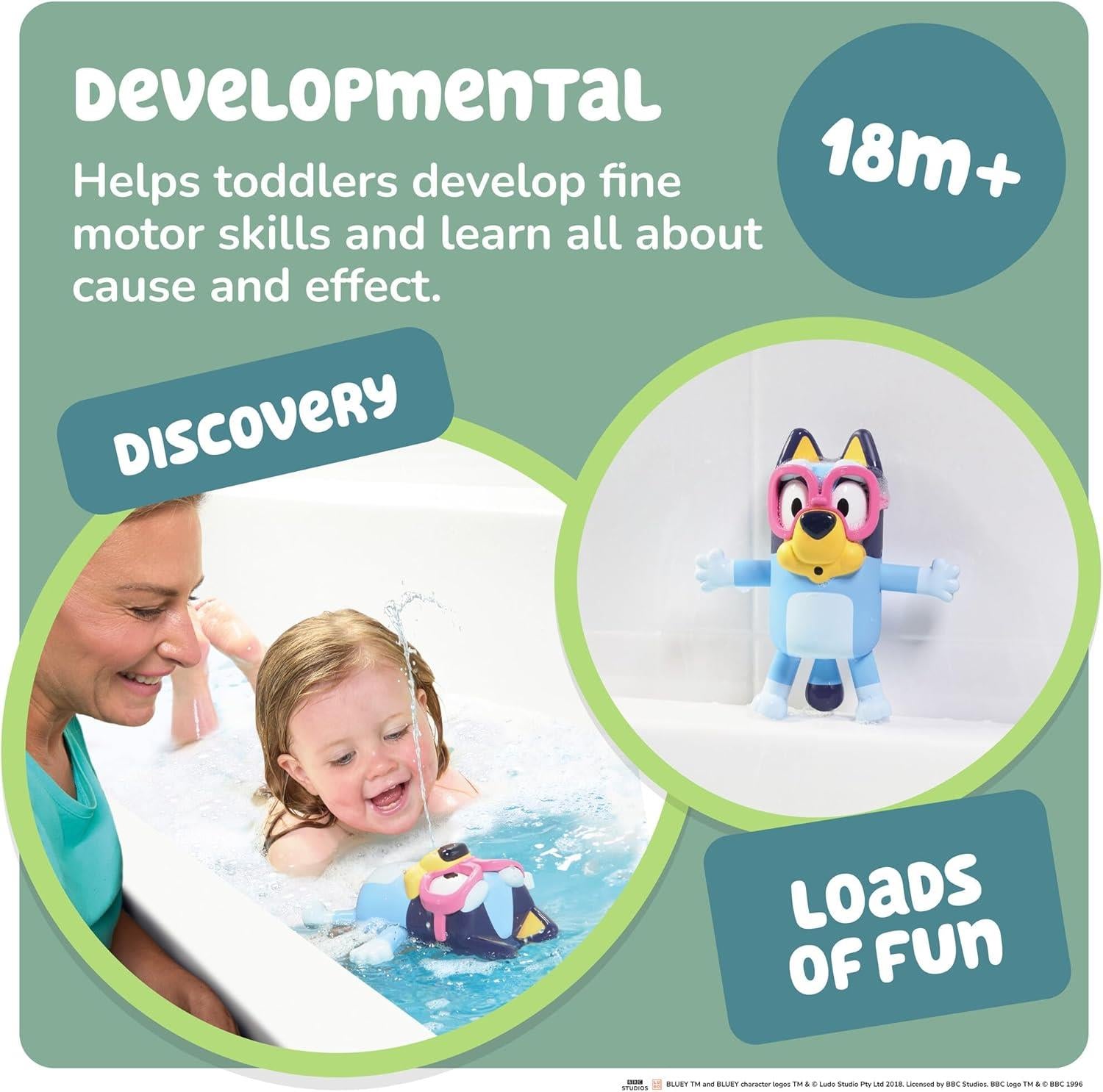 Toomies Swim School Bluey Bath Toy