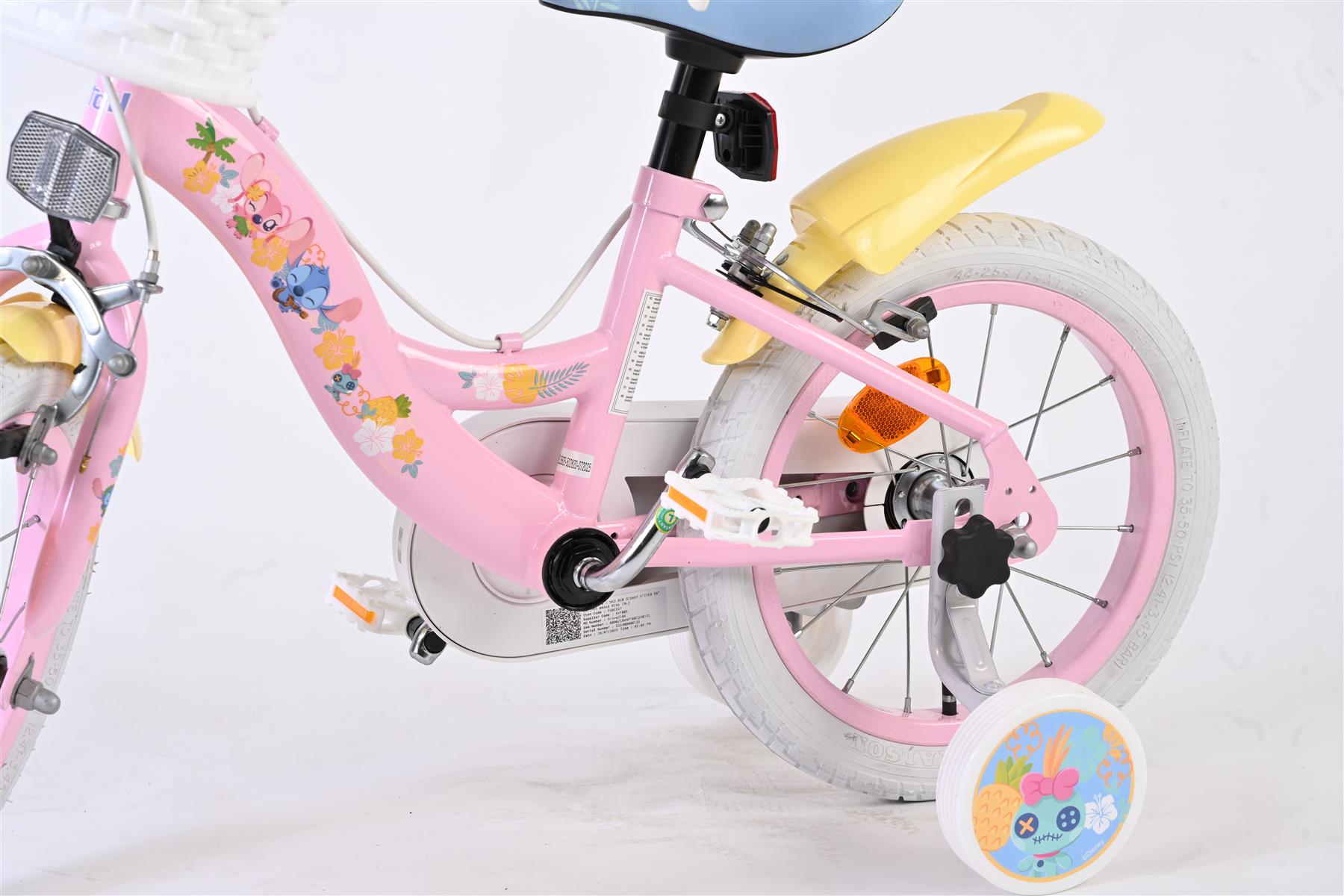 Disney Stitch Children's 14 Inch Bike - Pink