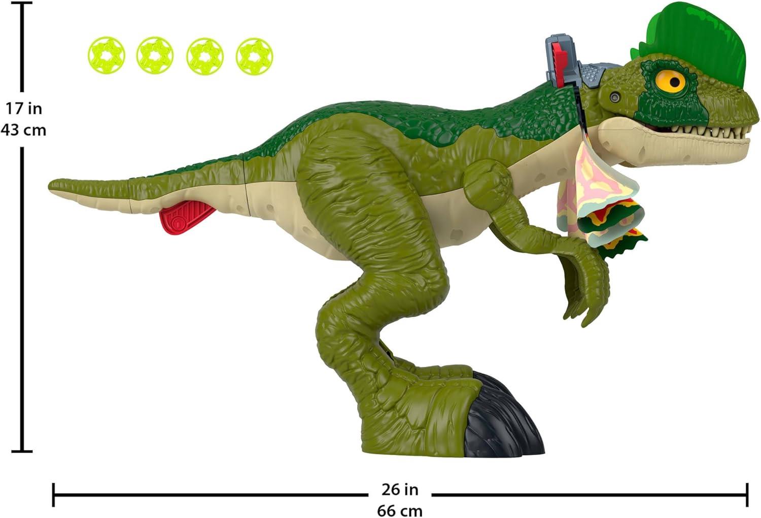 Fisher-Price Imaginext Jurassic World Dinosaur Thrash Attack Dilophosaurus