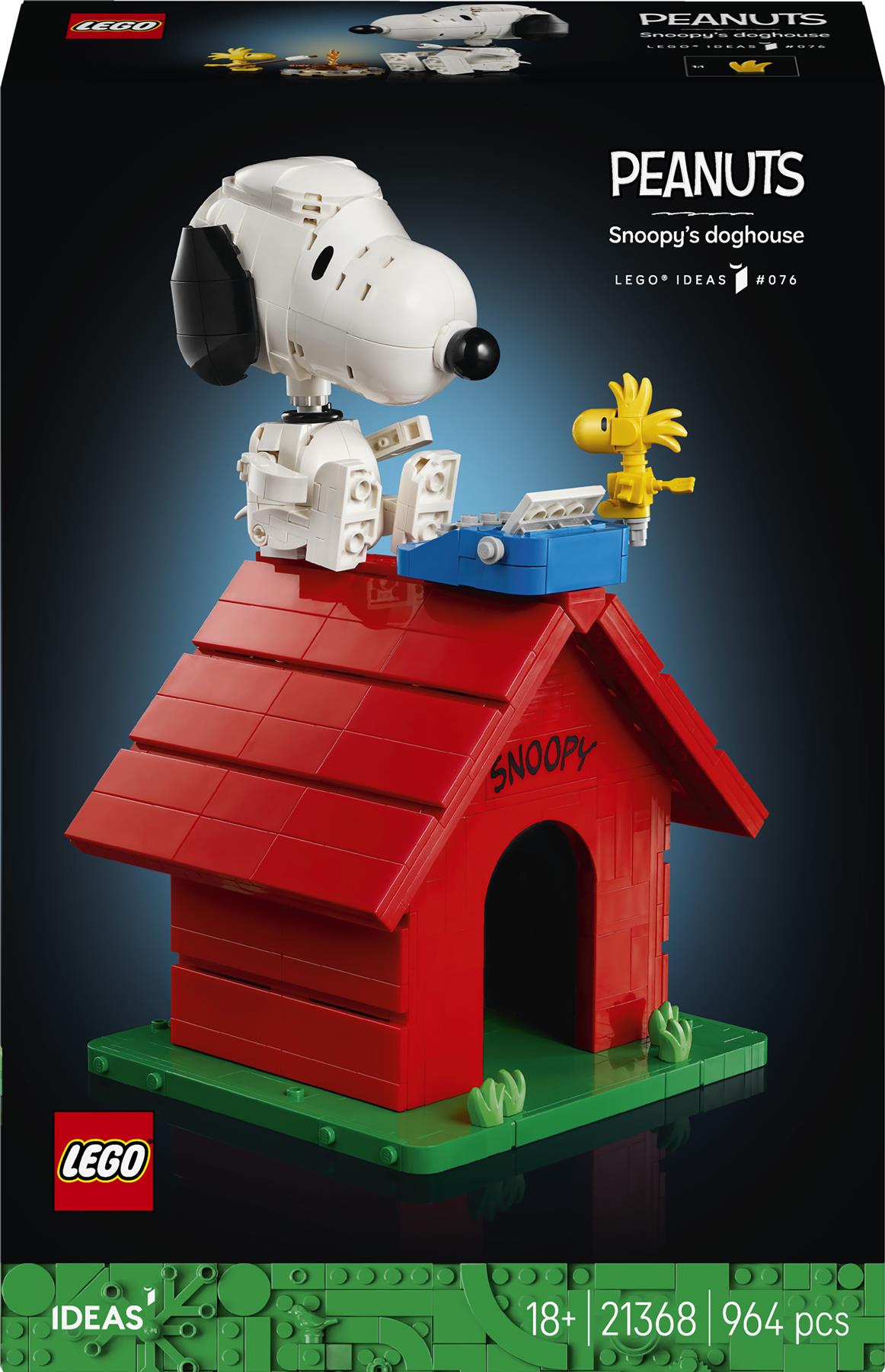 LEGO Ideas Peanuts: Snoopy's Doghouse 21368