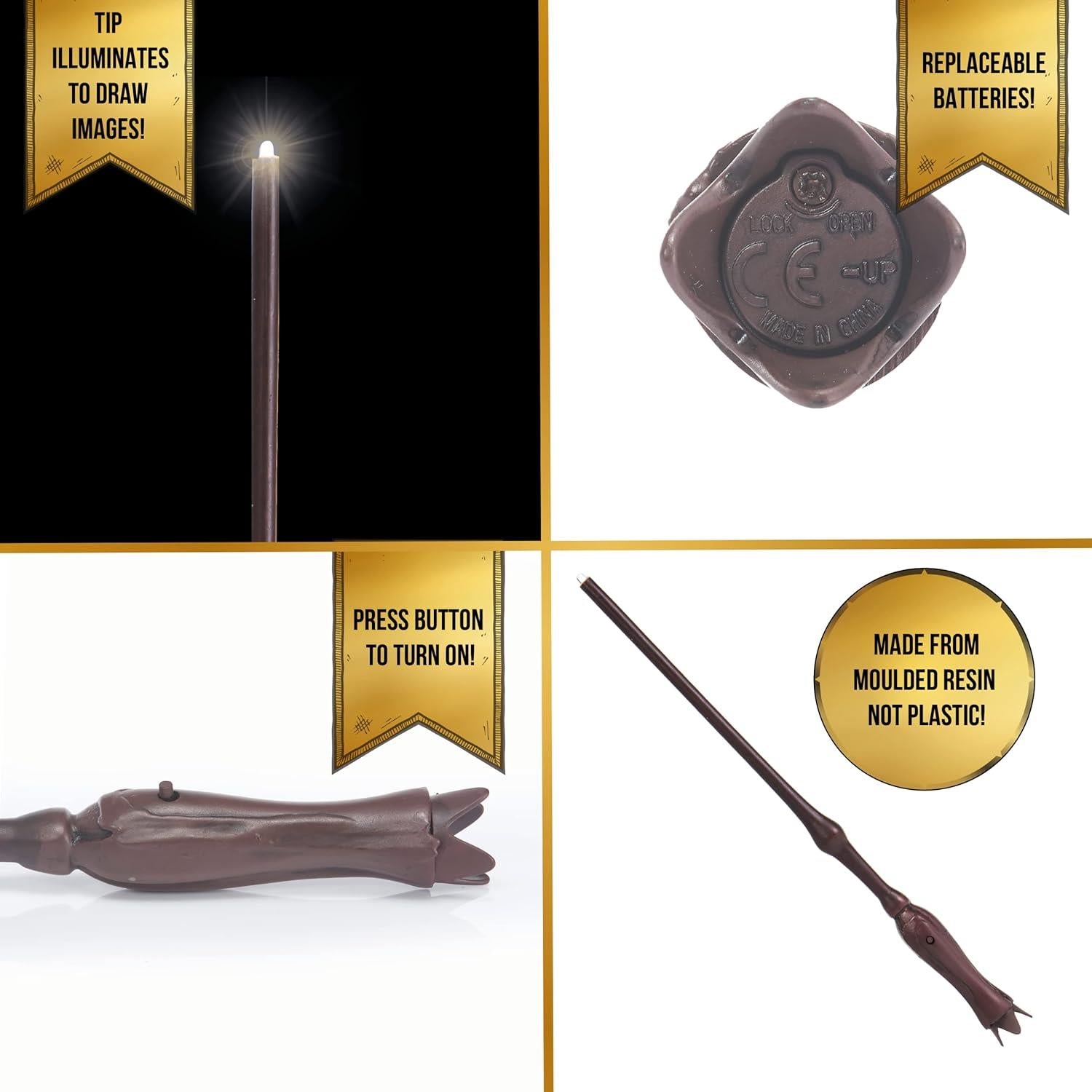 Harry Potter Light Up Painting Wand - Luna Lovegood