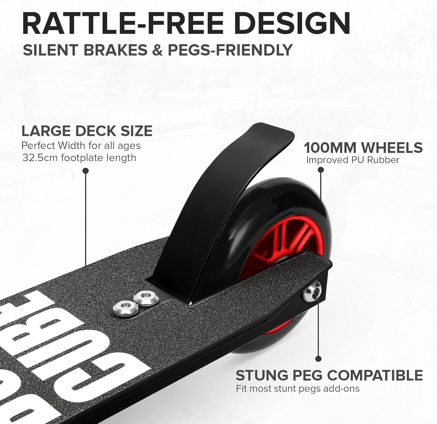 Boldcube Stunt Scooter - Black