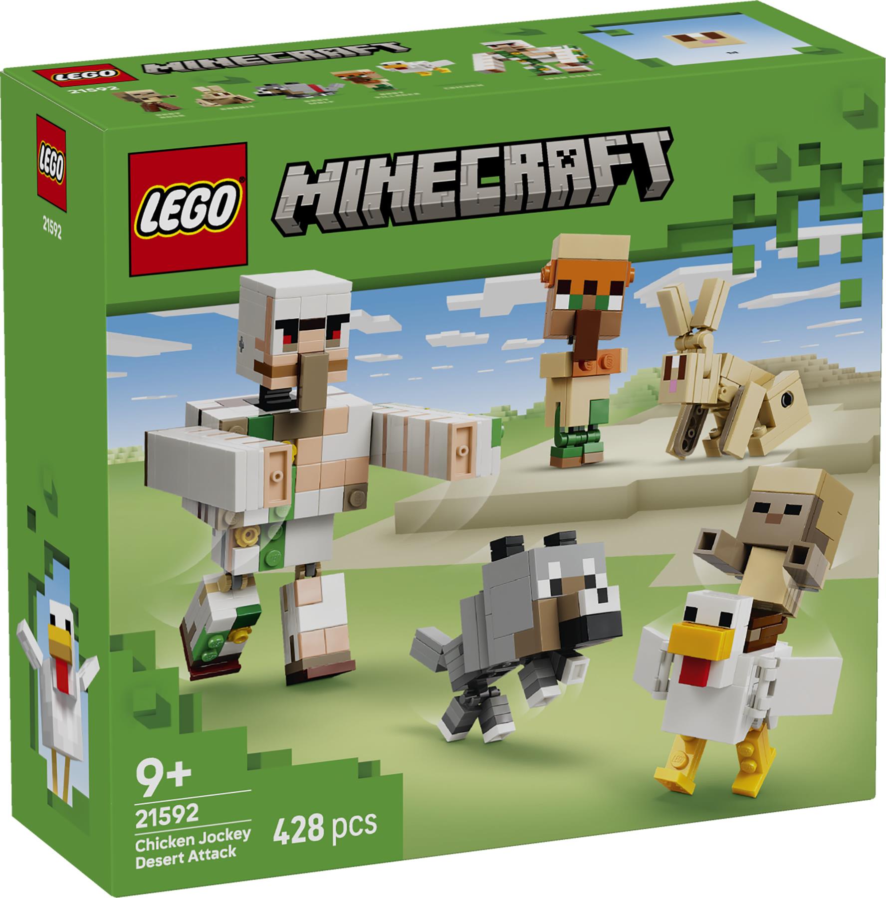 LEGO Minecraft Chicken Jockey Desert Attack 21592