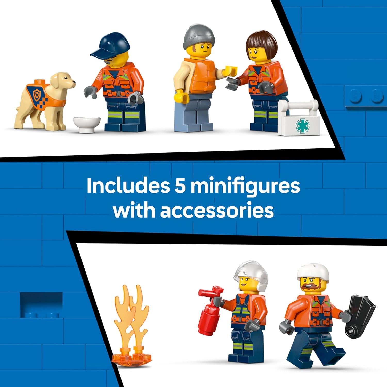 LEGO City Coast Guard Rescue Boat & Helicopter 60504