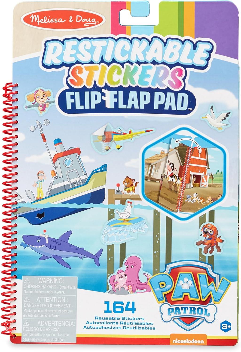 Melissa and Doug PAW Patrol Restickable Puffy Stickers  - Adventure Bay