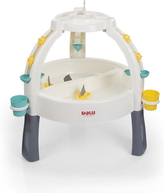 Dolu 3-in-1 Sand & Water Activity Table - White/Gray