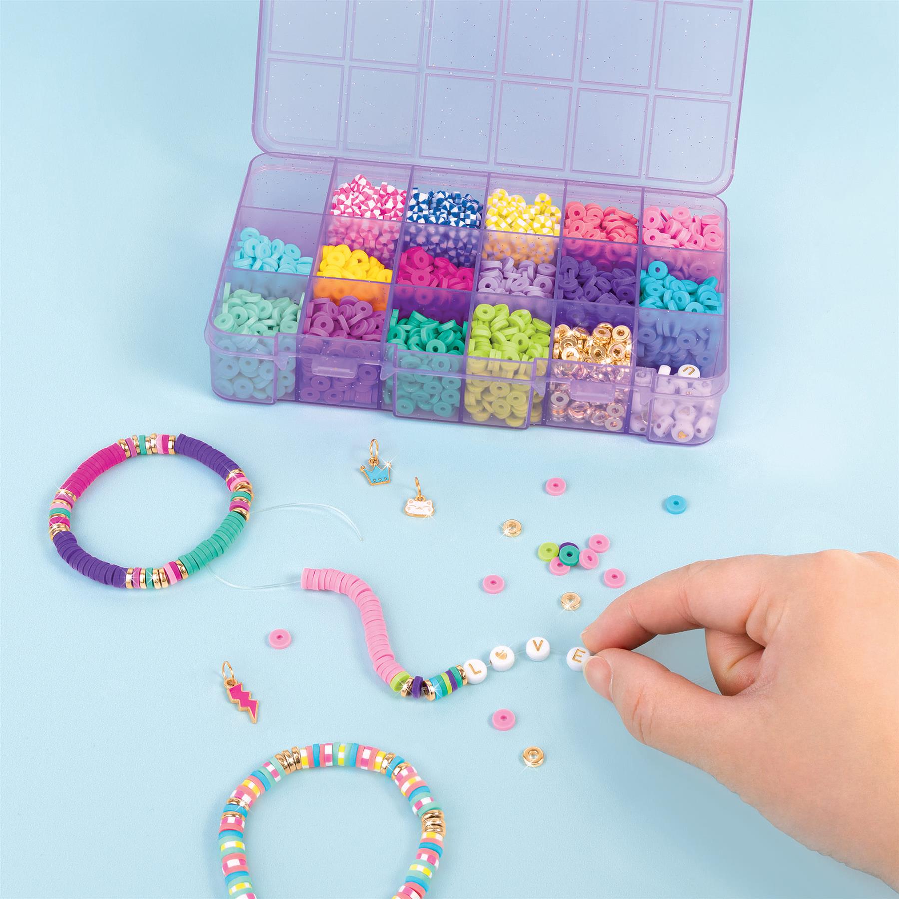Make It Real Heishi Craze Beads Set with Case