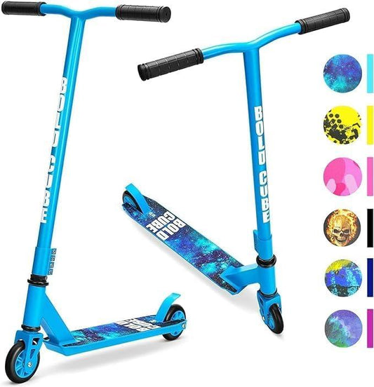 Boldcube Stunt Scooter - Cyan Blue