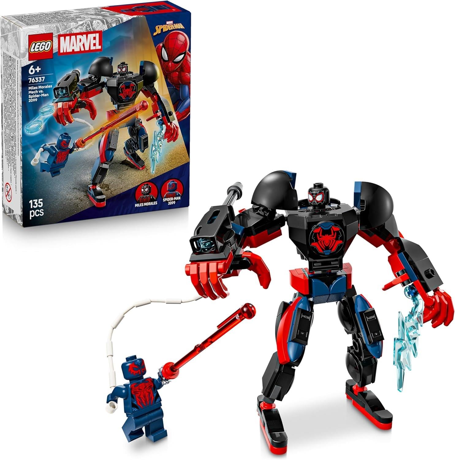 LEGO Marvel Miles Morales Mech vs. Spider-Man 2099 76337