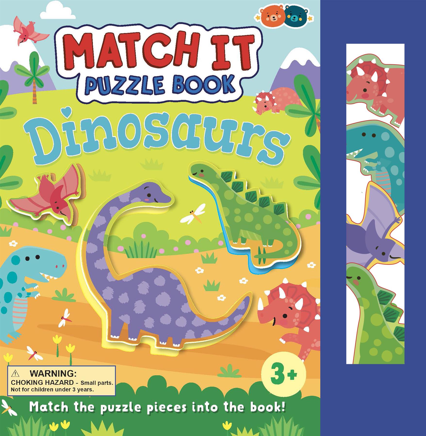 Match It Puzzle Book - Dinosaurs