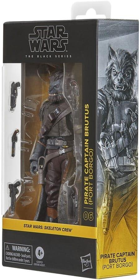 Star Wars The Black Series 6 Inch Skeleton Crew Figure - Pirate Captain Brutus