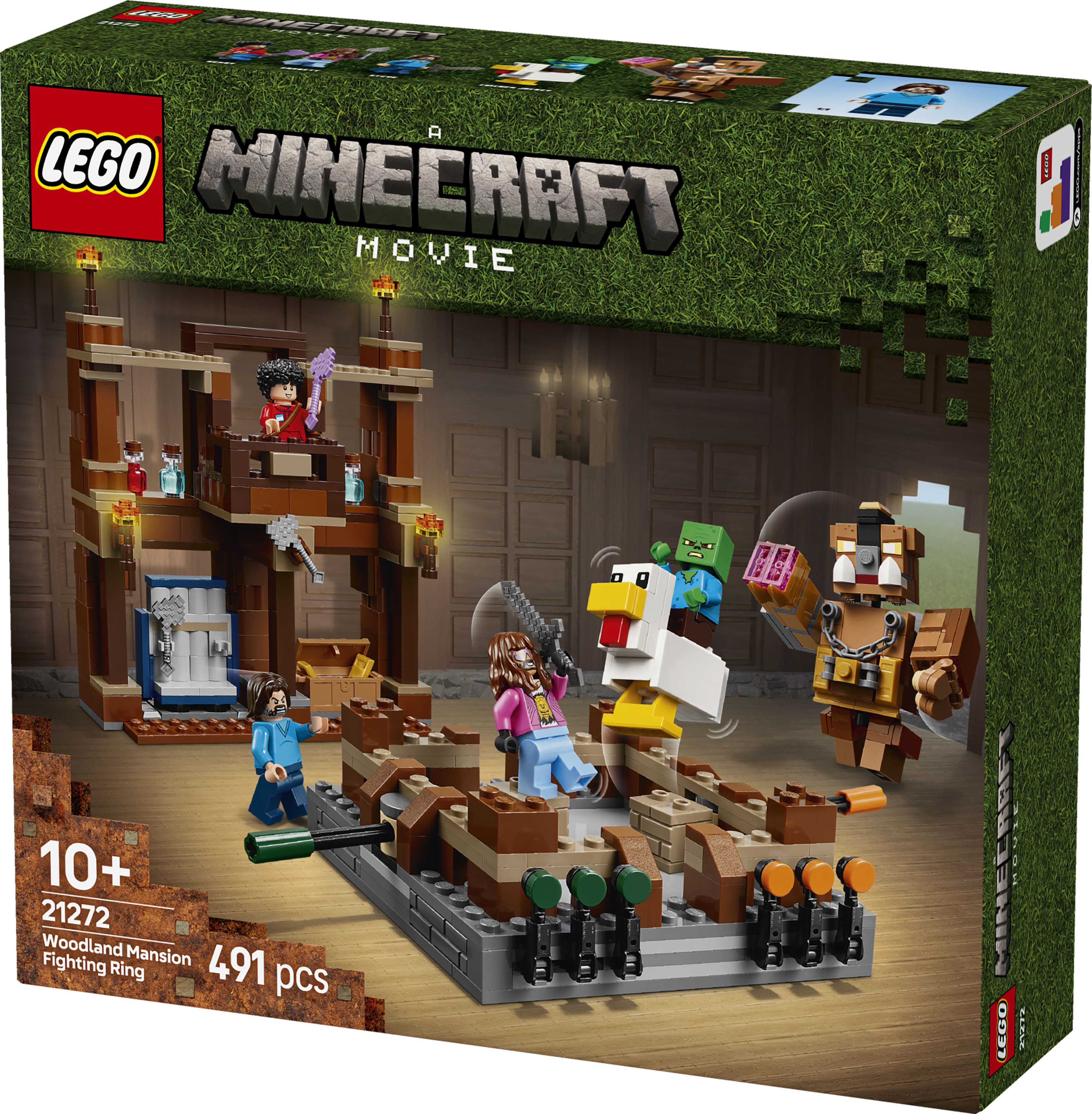 LEGO Minecraft Woodland Mansion Fighting Ring Toy Set 21272