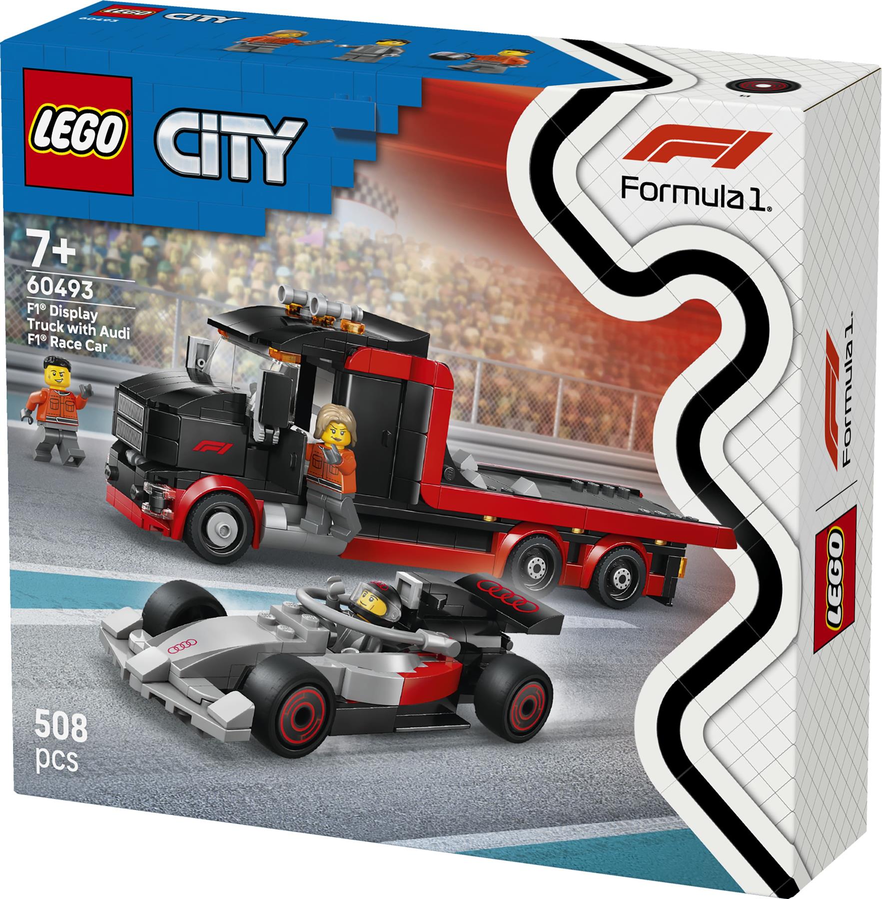 LEGO F1 Display Truck with Audi F1 Race Car 60493