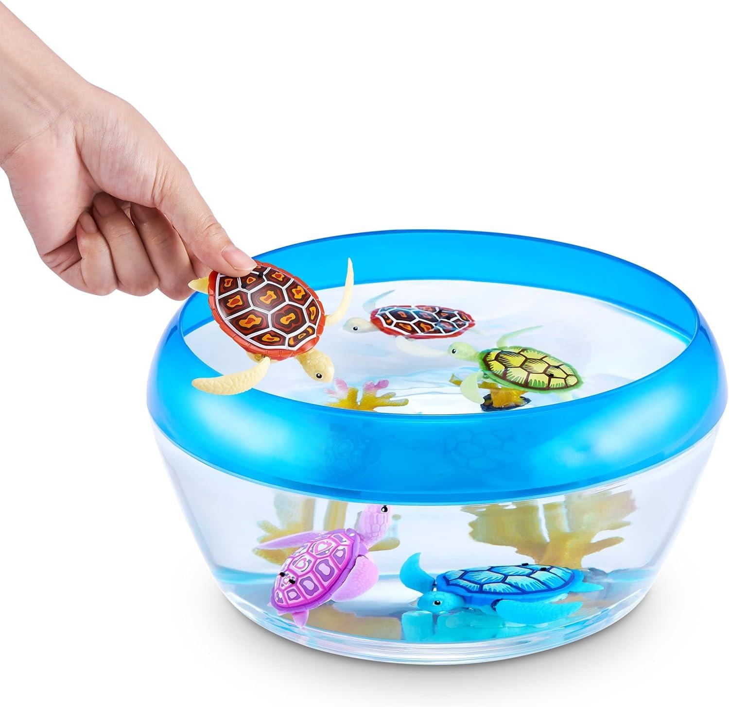 Zuru Robo Alive Turtle 2 Pack - Green & Pink