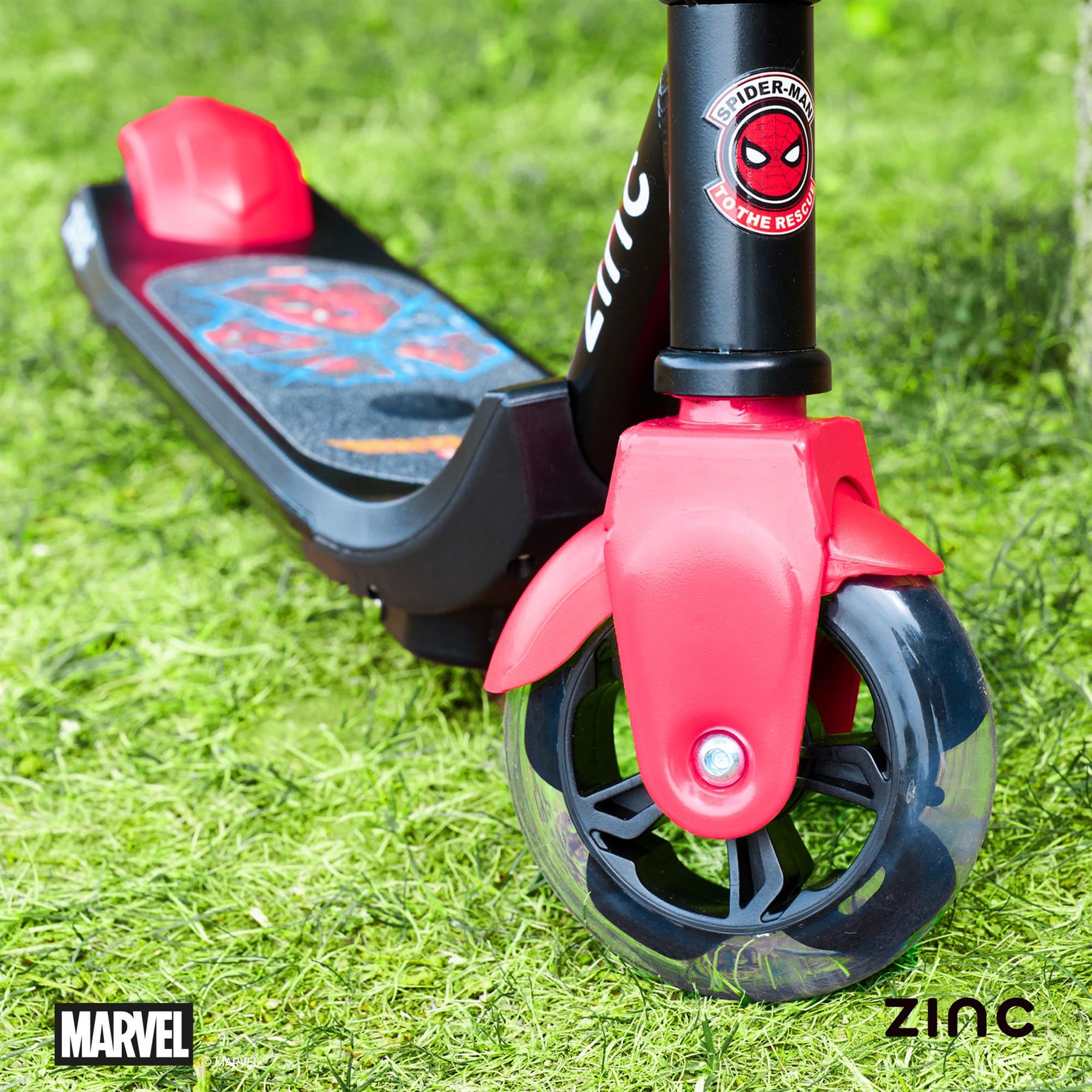 Zinc Marvel Spiderman Electric Scooter