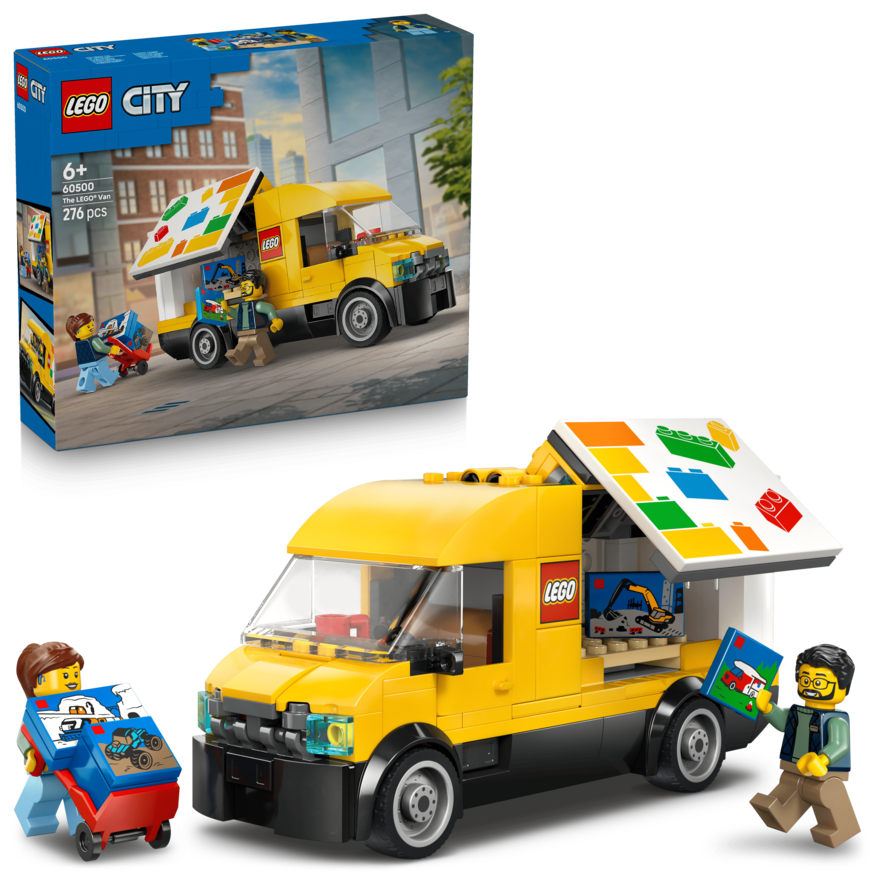 LEGO City: The LEGO Van Toy with 2 Minifigures 60500